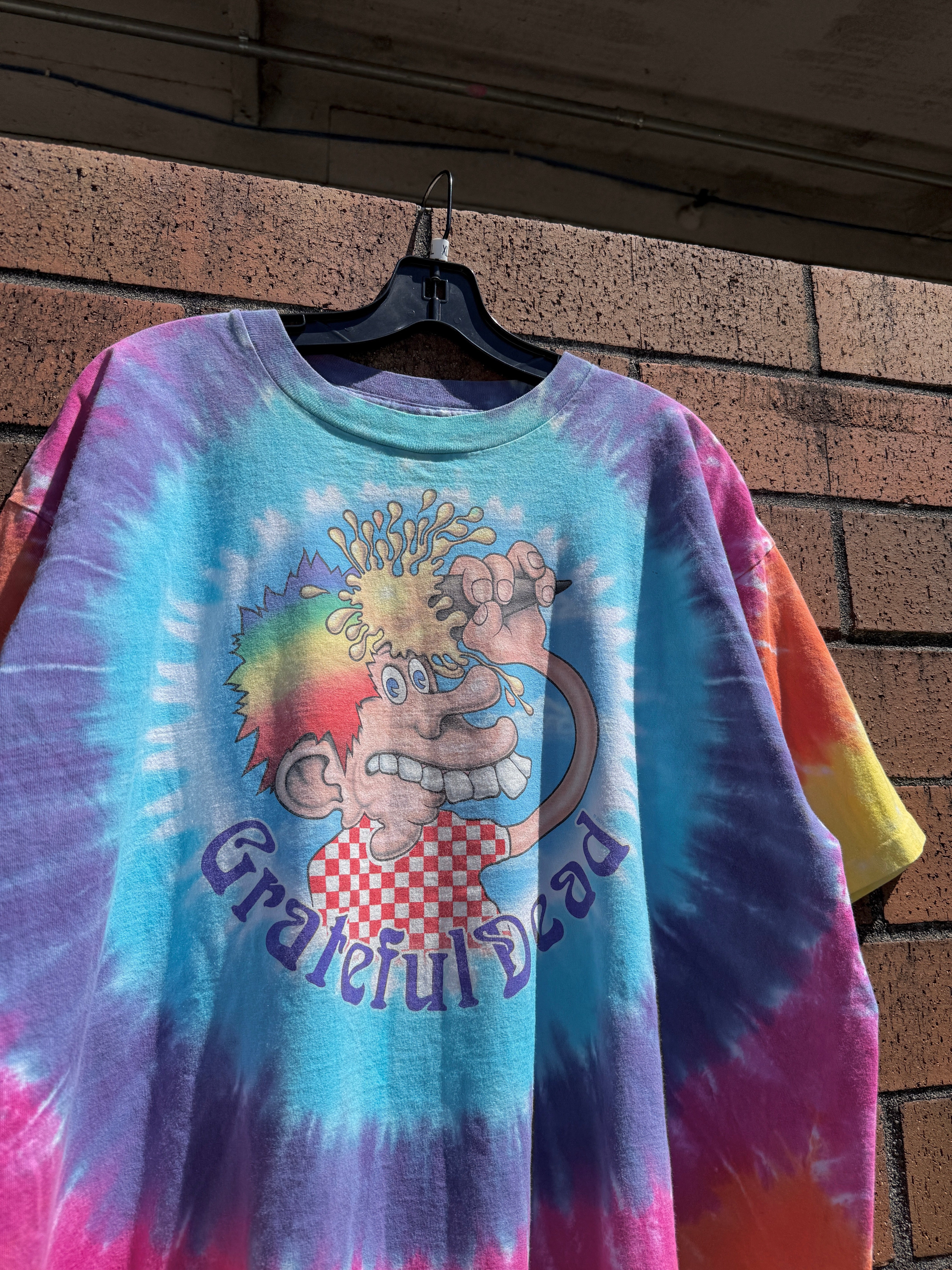 2003 Liquid Blue Grateful Dead Ice Cream Kid Tie Dye Tee Size XL