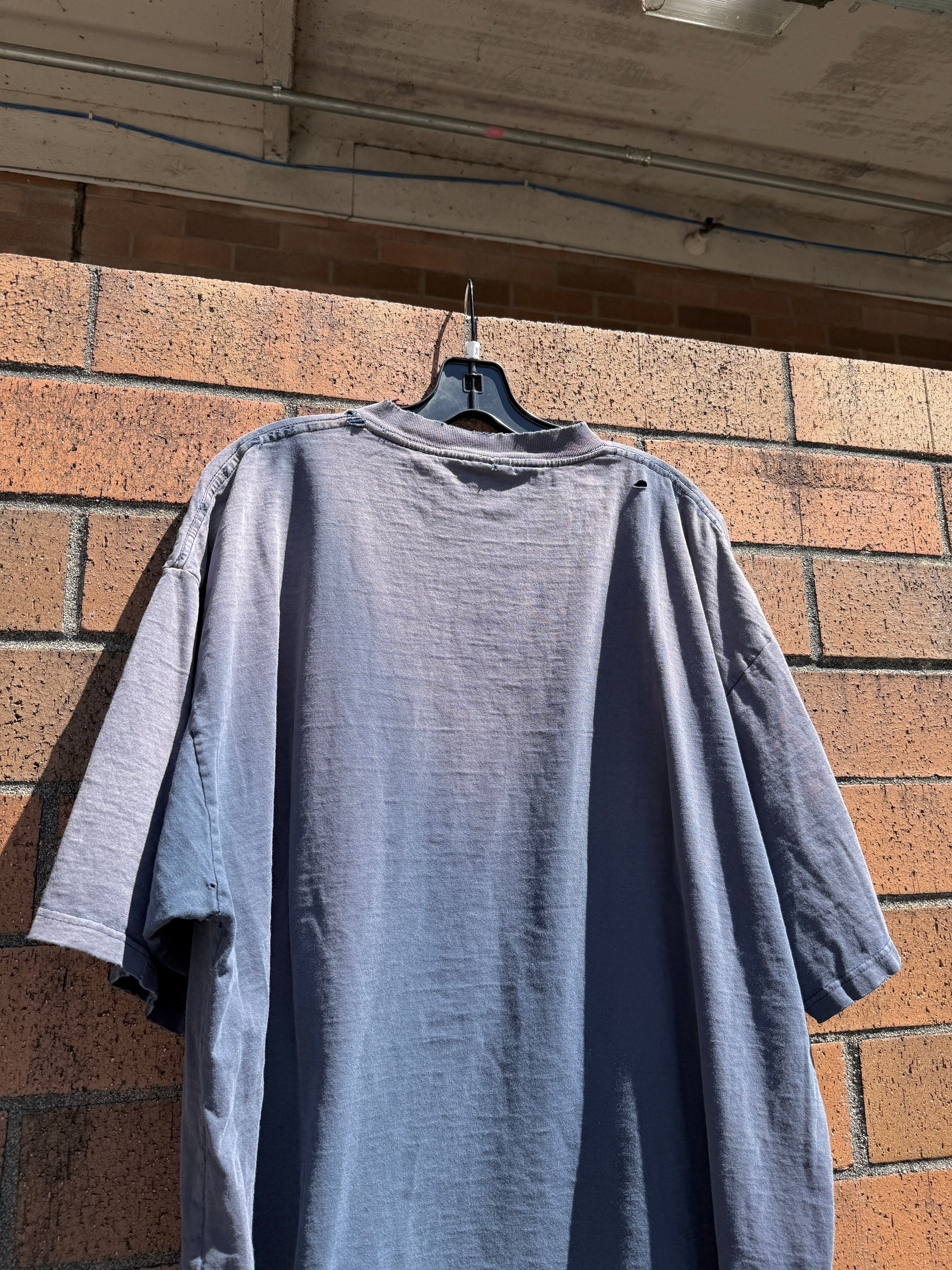 Y2K Carhartt Faded Navy Blue Pocket Tee Size XL