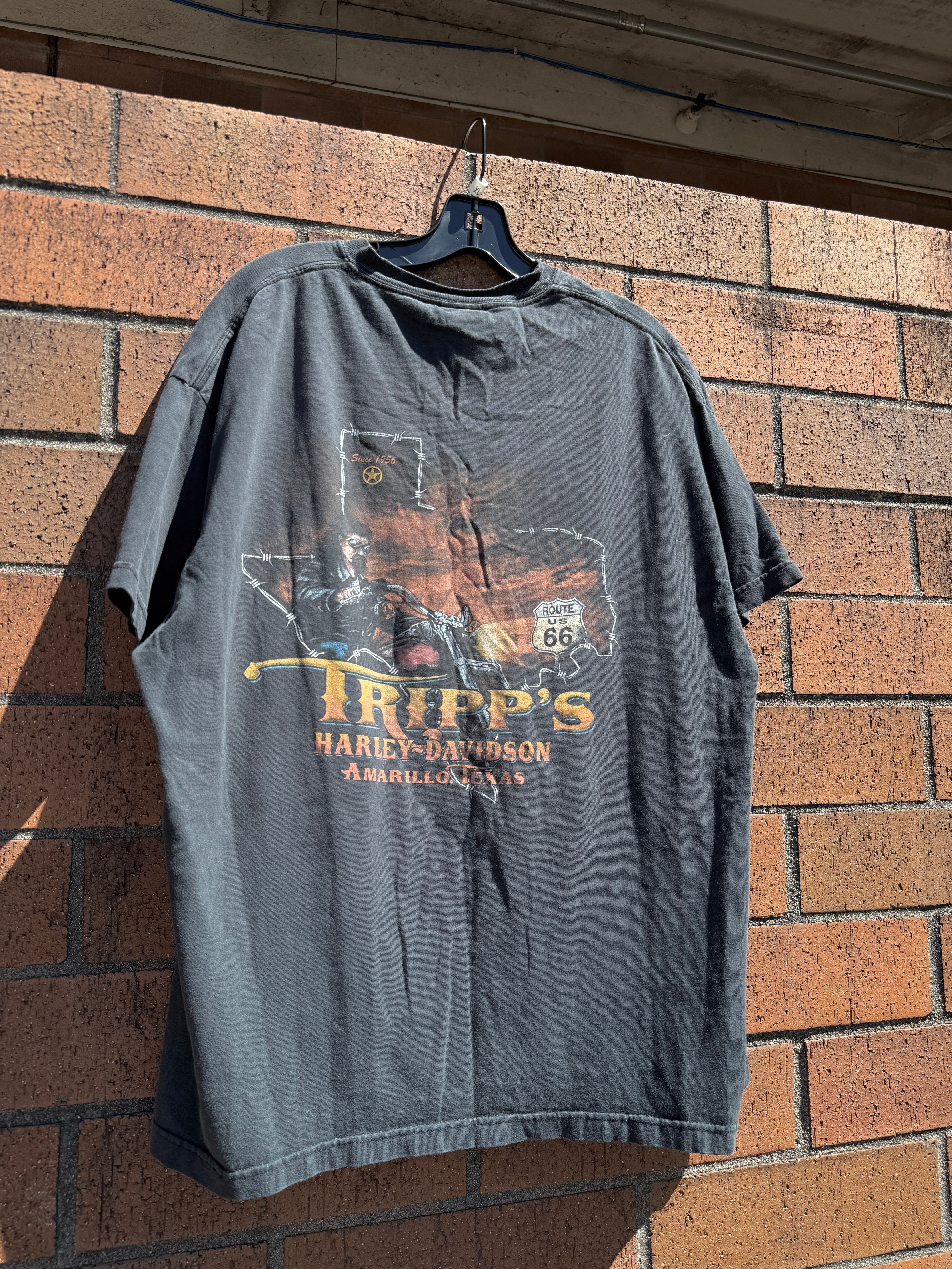 2003 Harley Davidson Tripp's Texas Pocket Tee Size XL