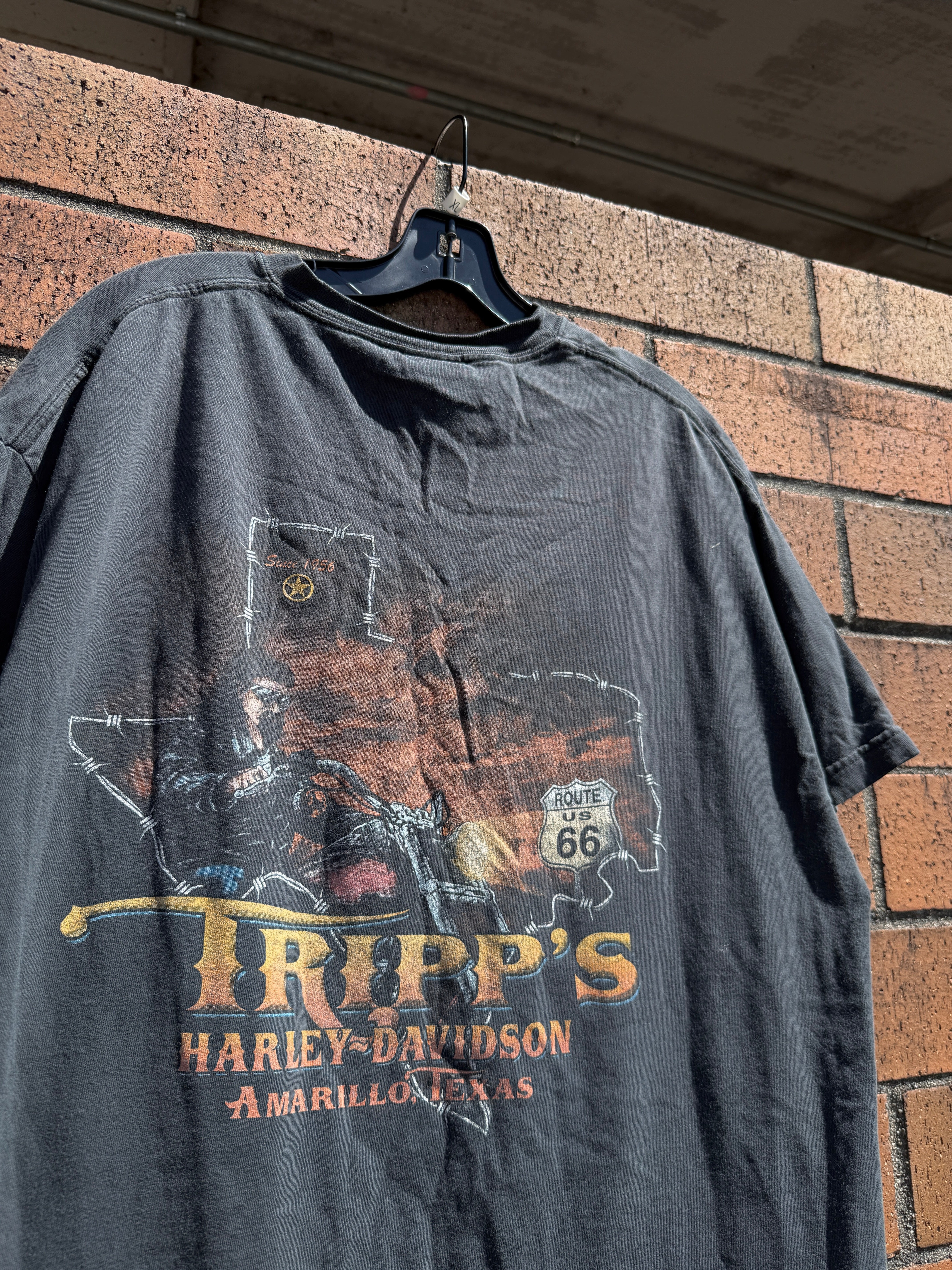 2003 Harley Davidson Tripp's Texas Pocket Tee Size XL