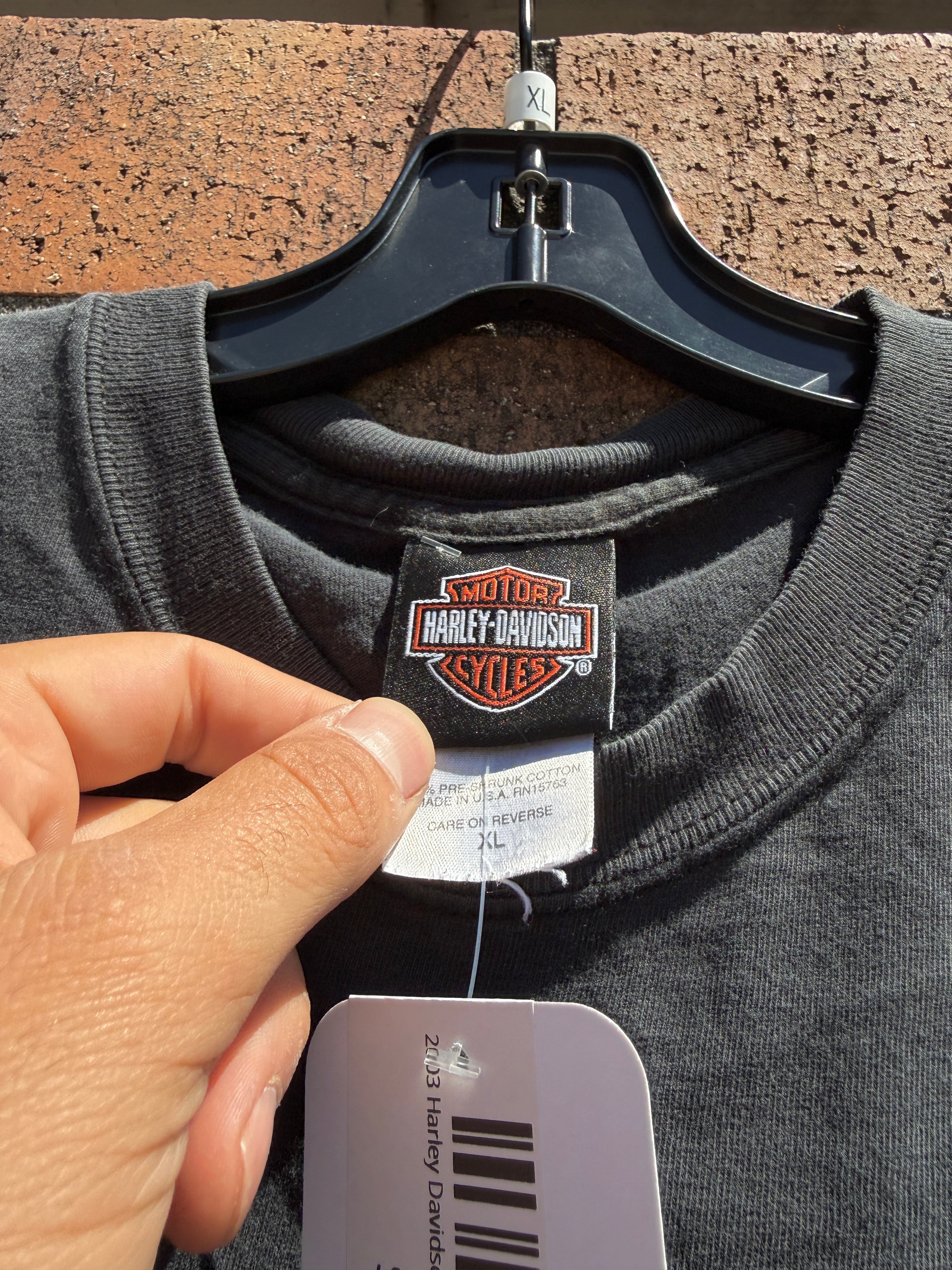 2003 Harley Davidson Tripp's Texas Pocket Tee Size XL