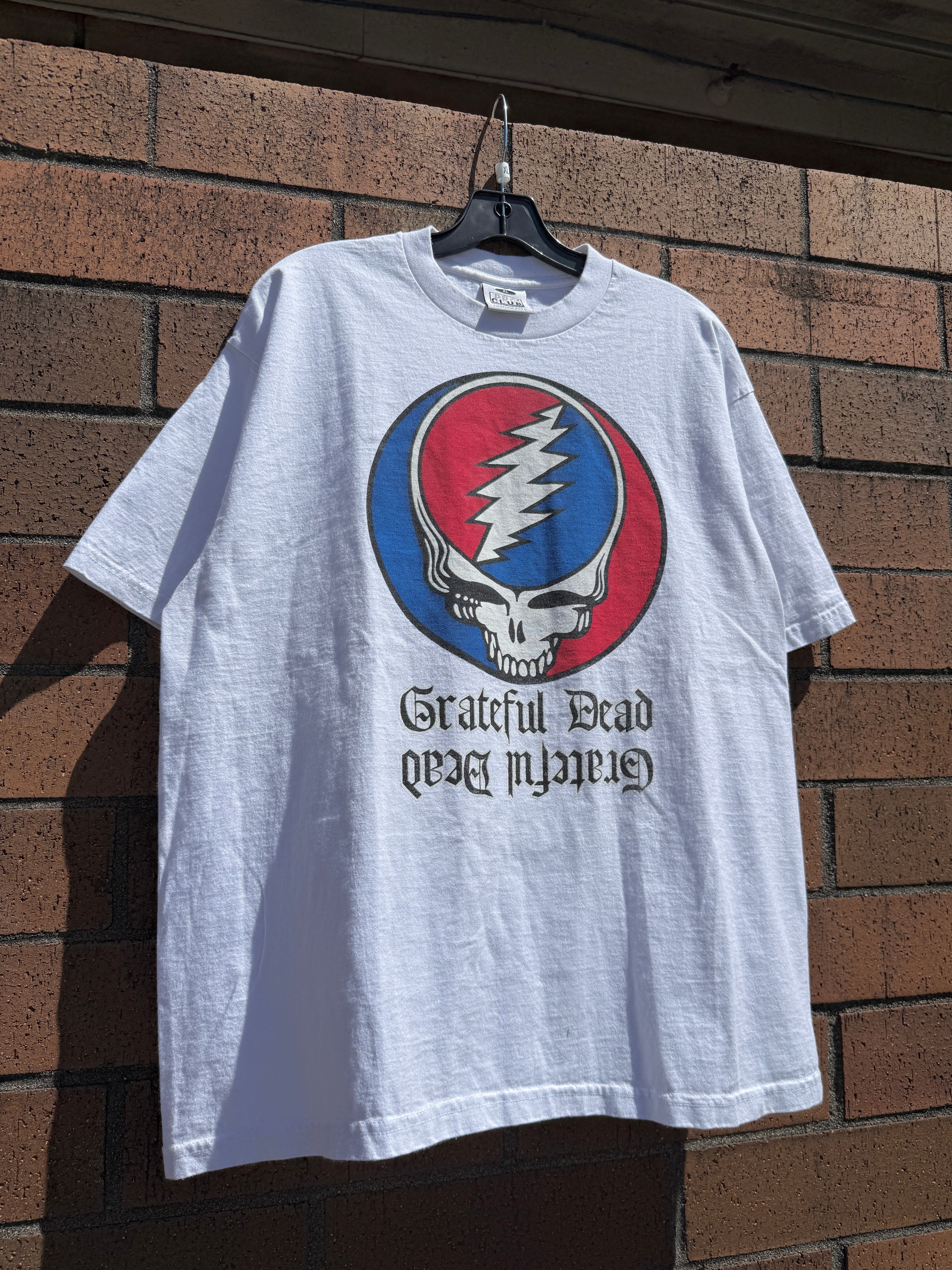 Grateful Dead Mirrored Stealie Pro Club Lot Tee Size XL