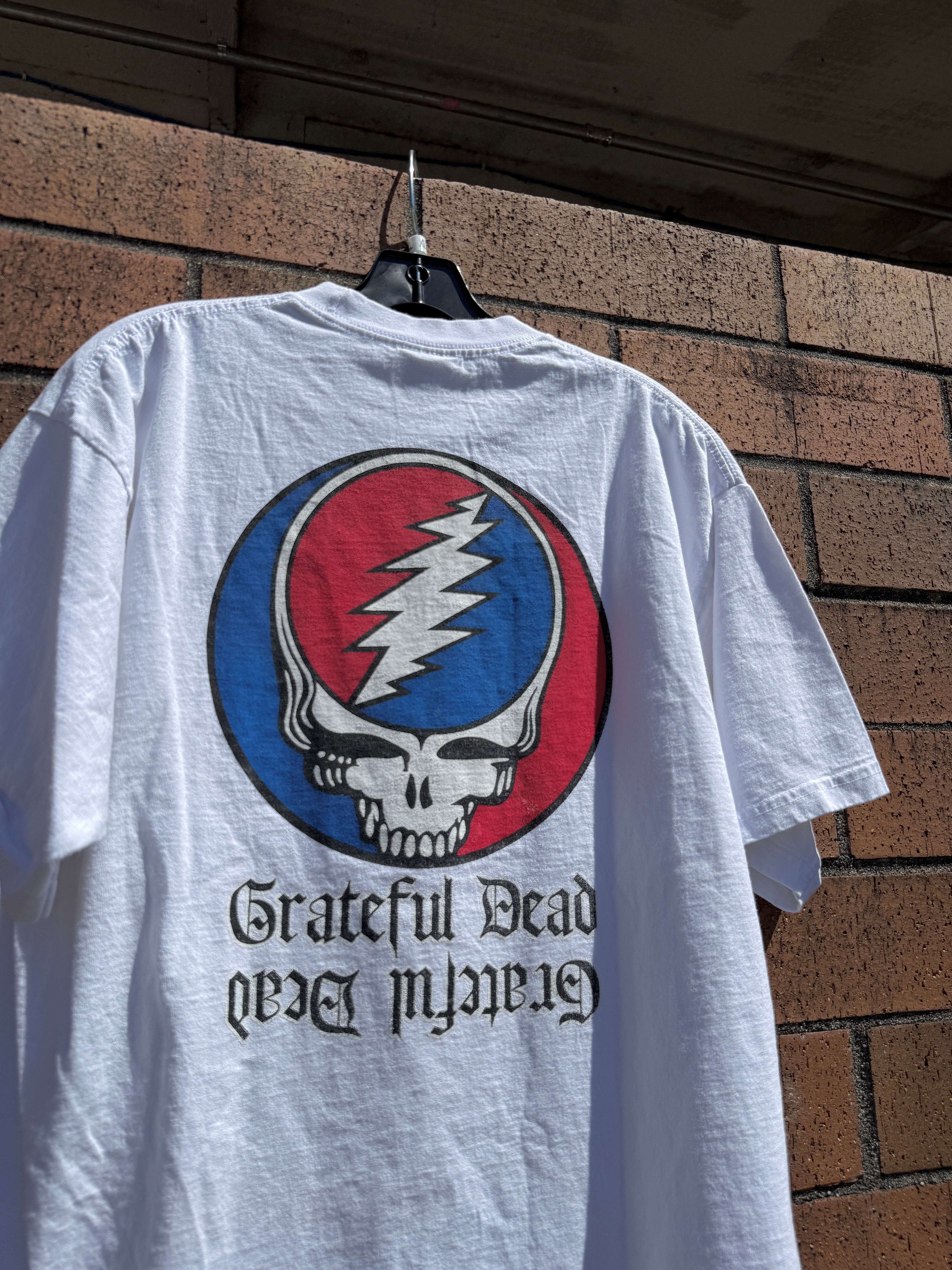 Grateful Dead Mirrored Stealie Pro Club Lot Tee Size XL