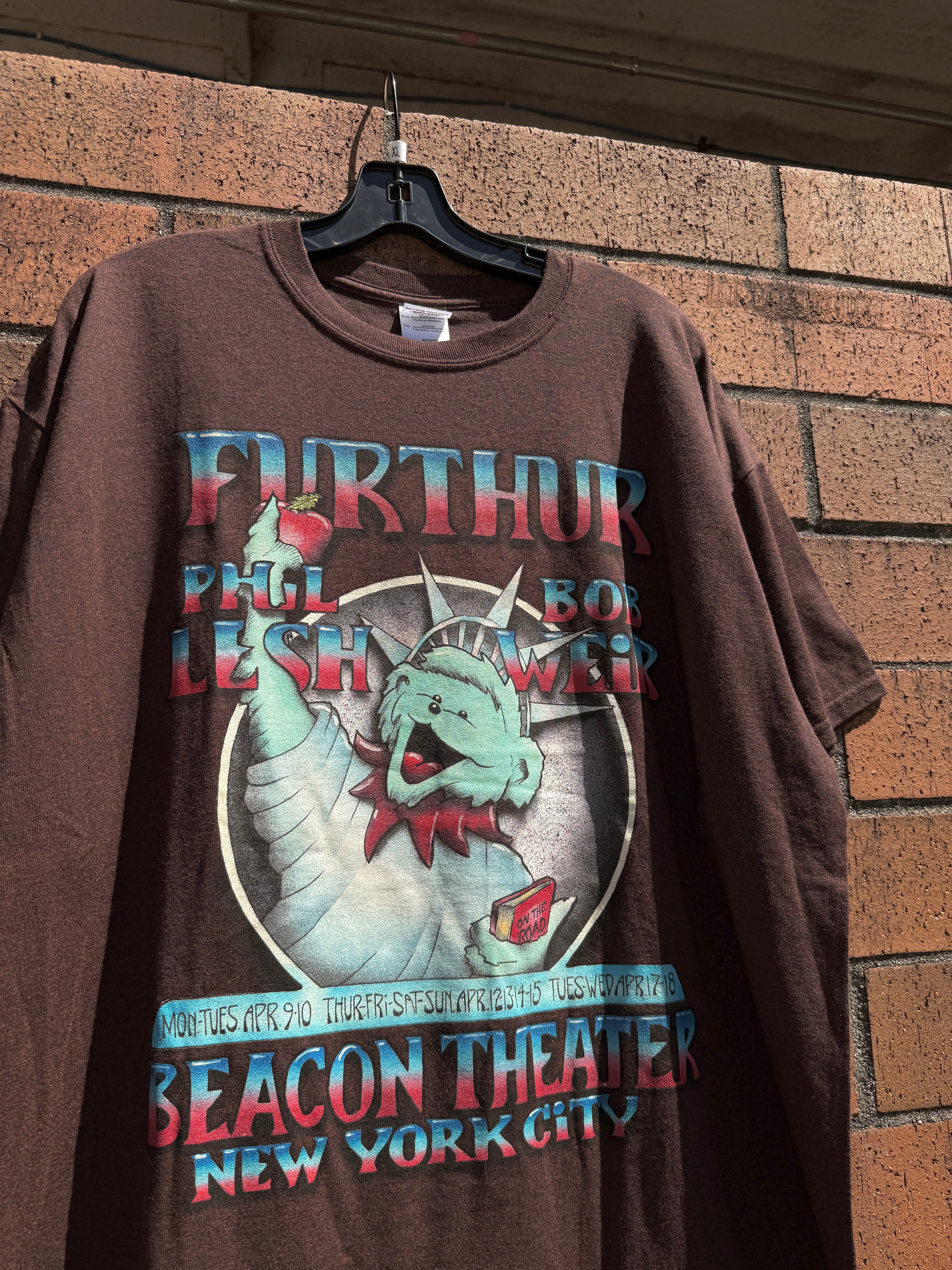 2012 Furthur NYC Concert Grateful Dead Tee Size XL
