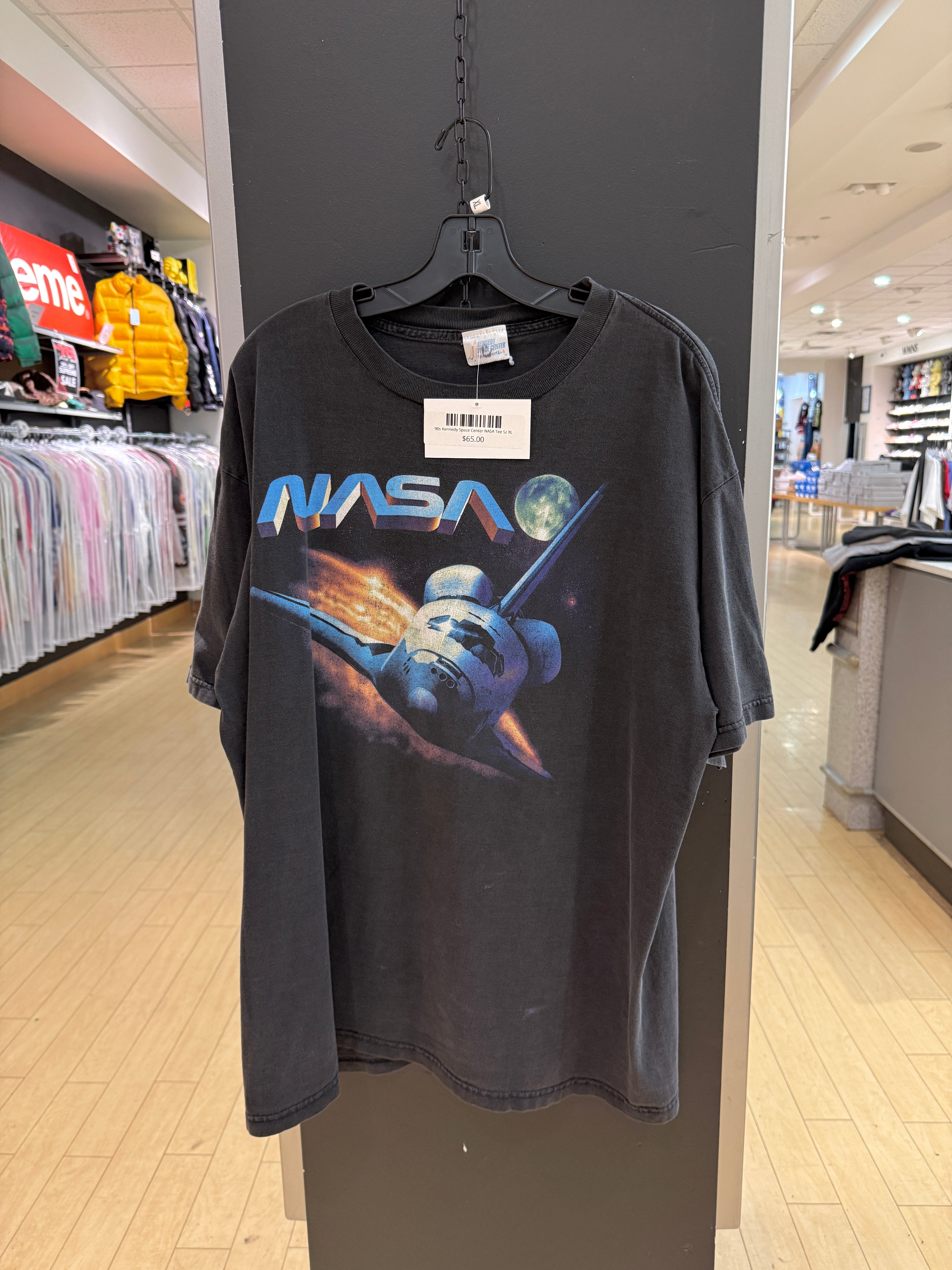 90s Kennedy Space Center NASA Tee Sz XL