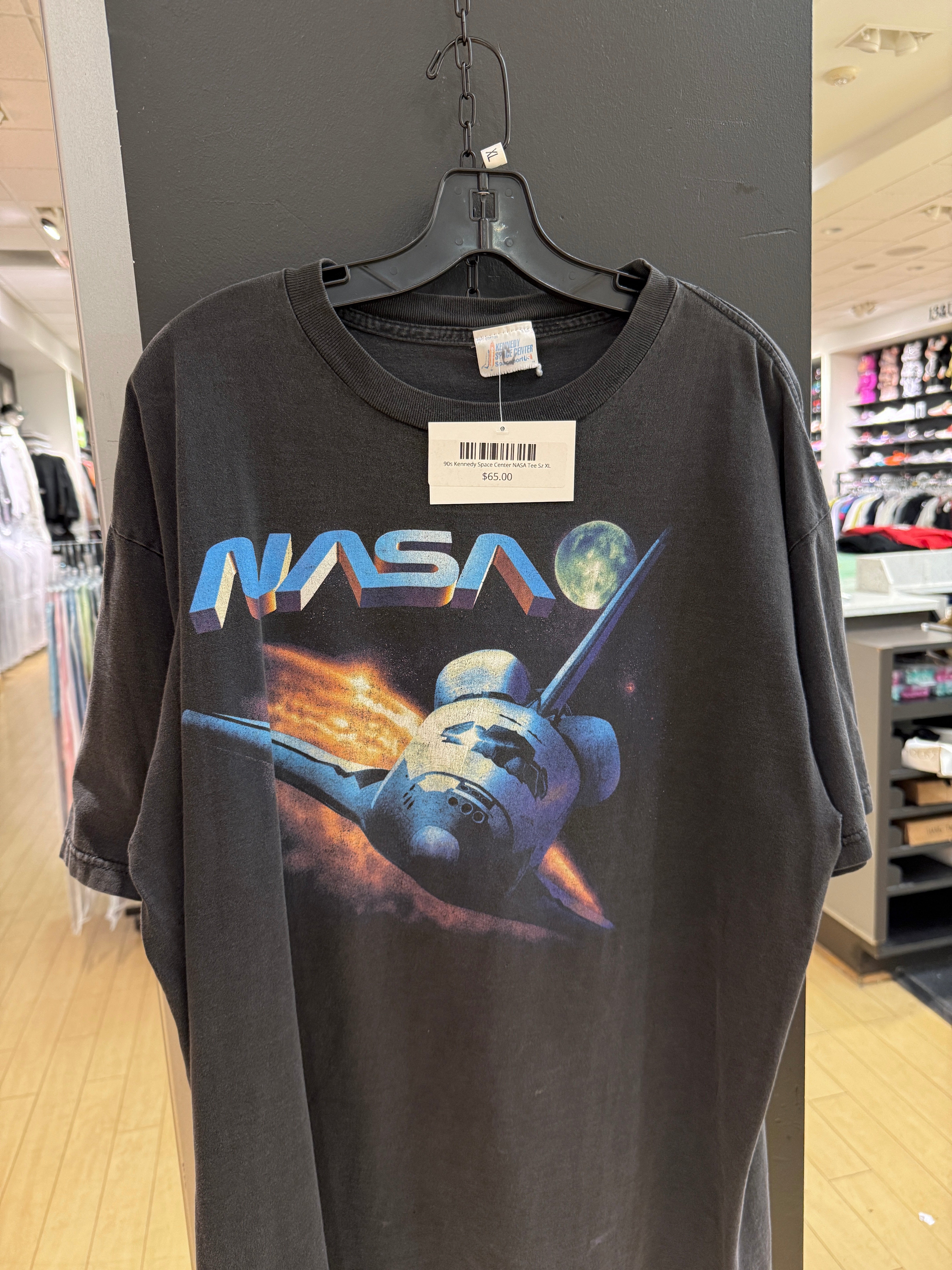 90s Kennedy Space Center NASA Tee Sz XL