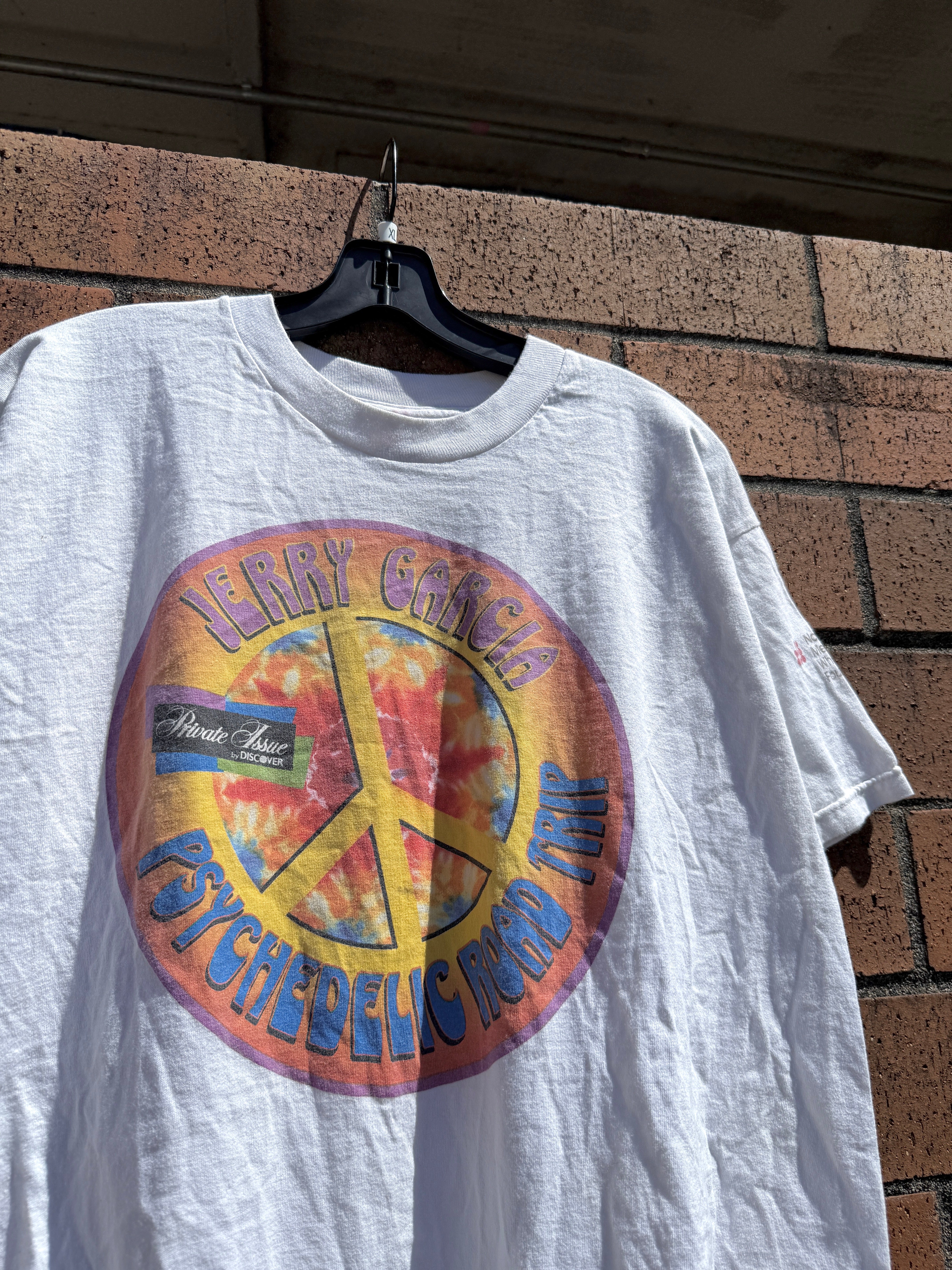 1997 Jerry Garcia Psychedelic Road Trip Grateful Dead Tee Size XL