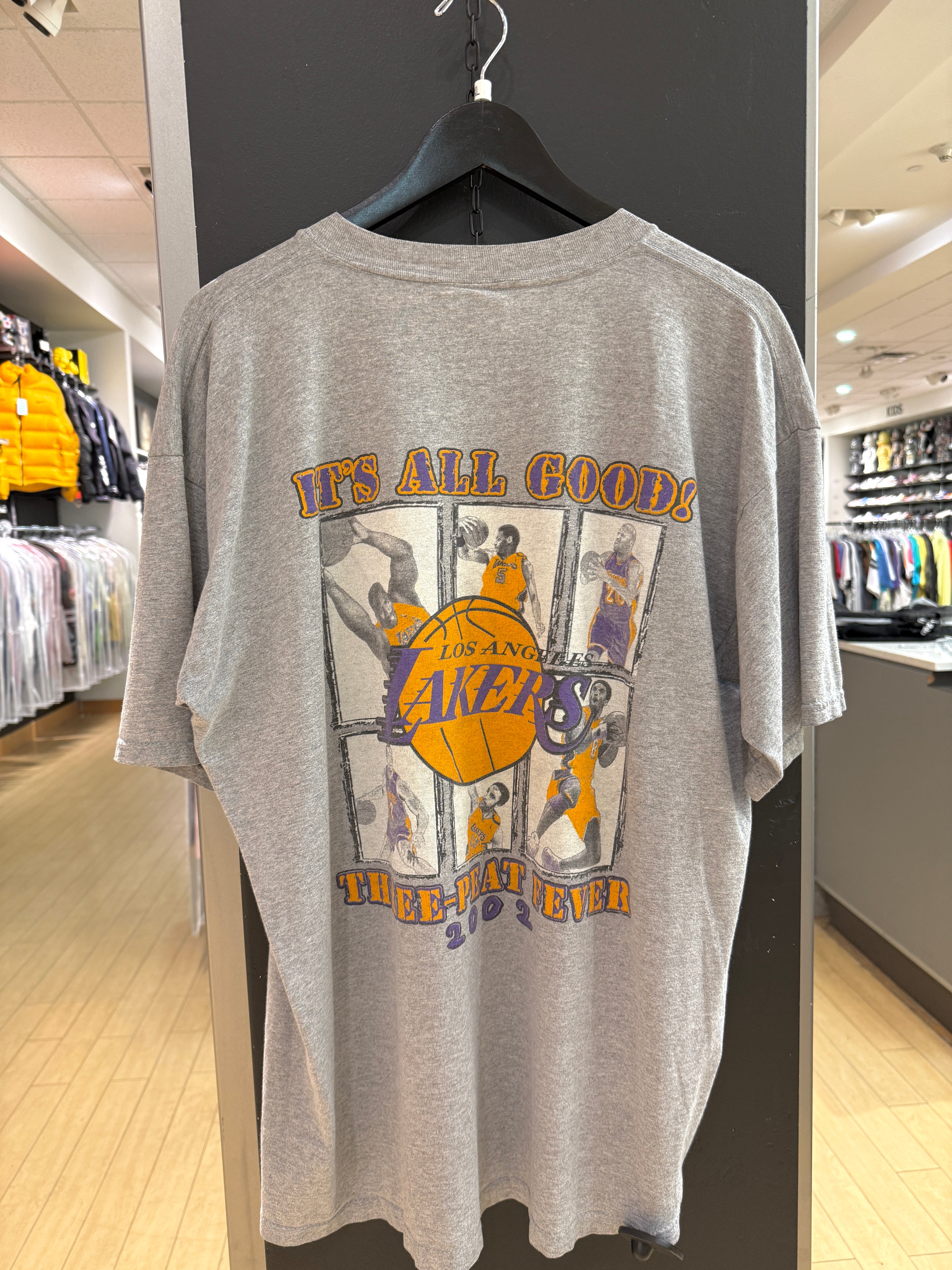 2002 LA Lakers World Champions Tee Sz XL