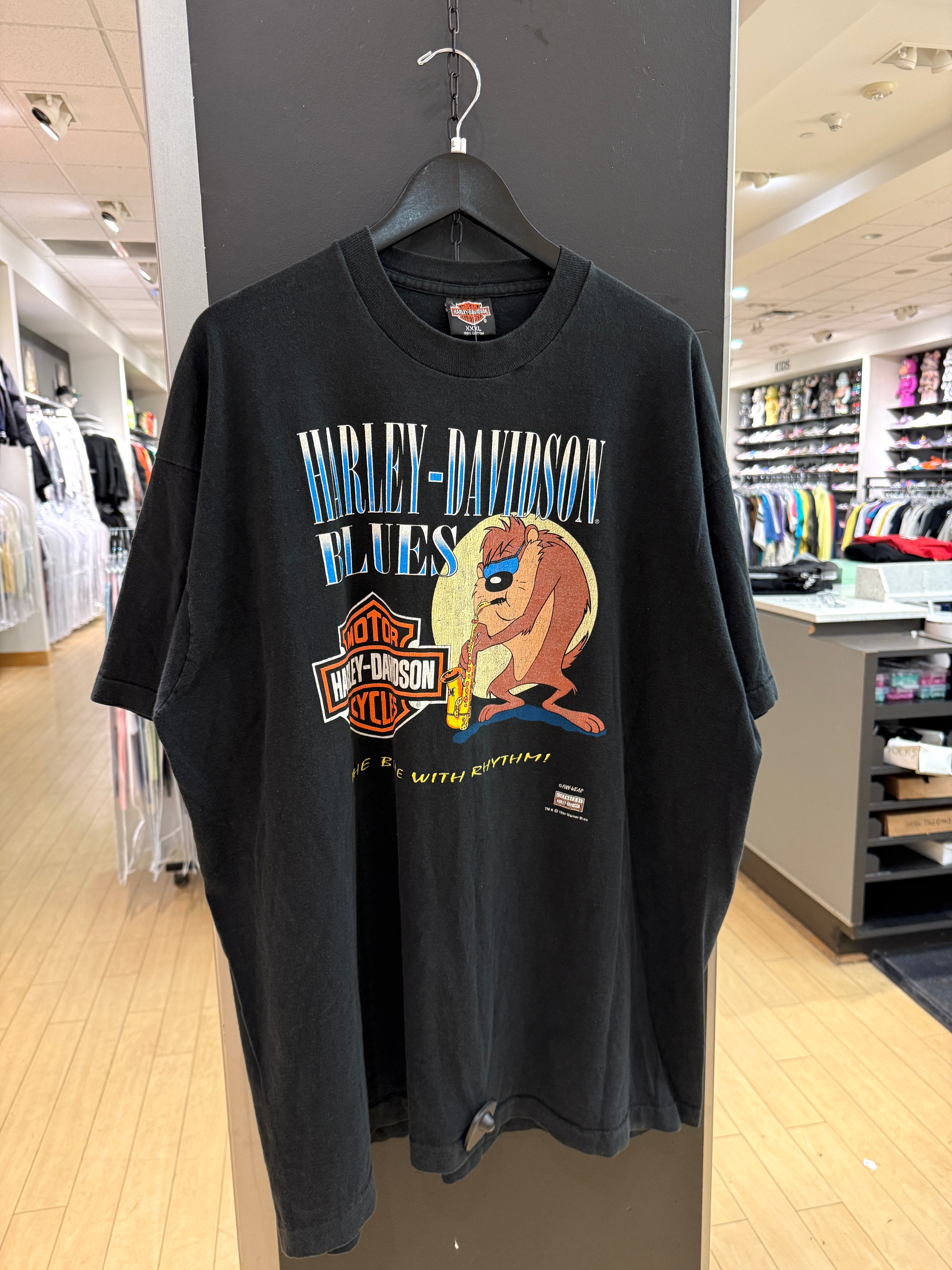 1994 Harley Davidson LA Taz Blues Tee Sz 3XL