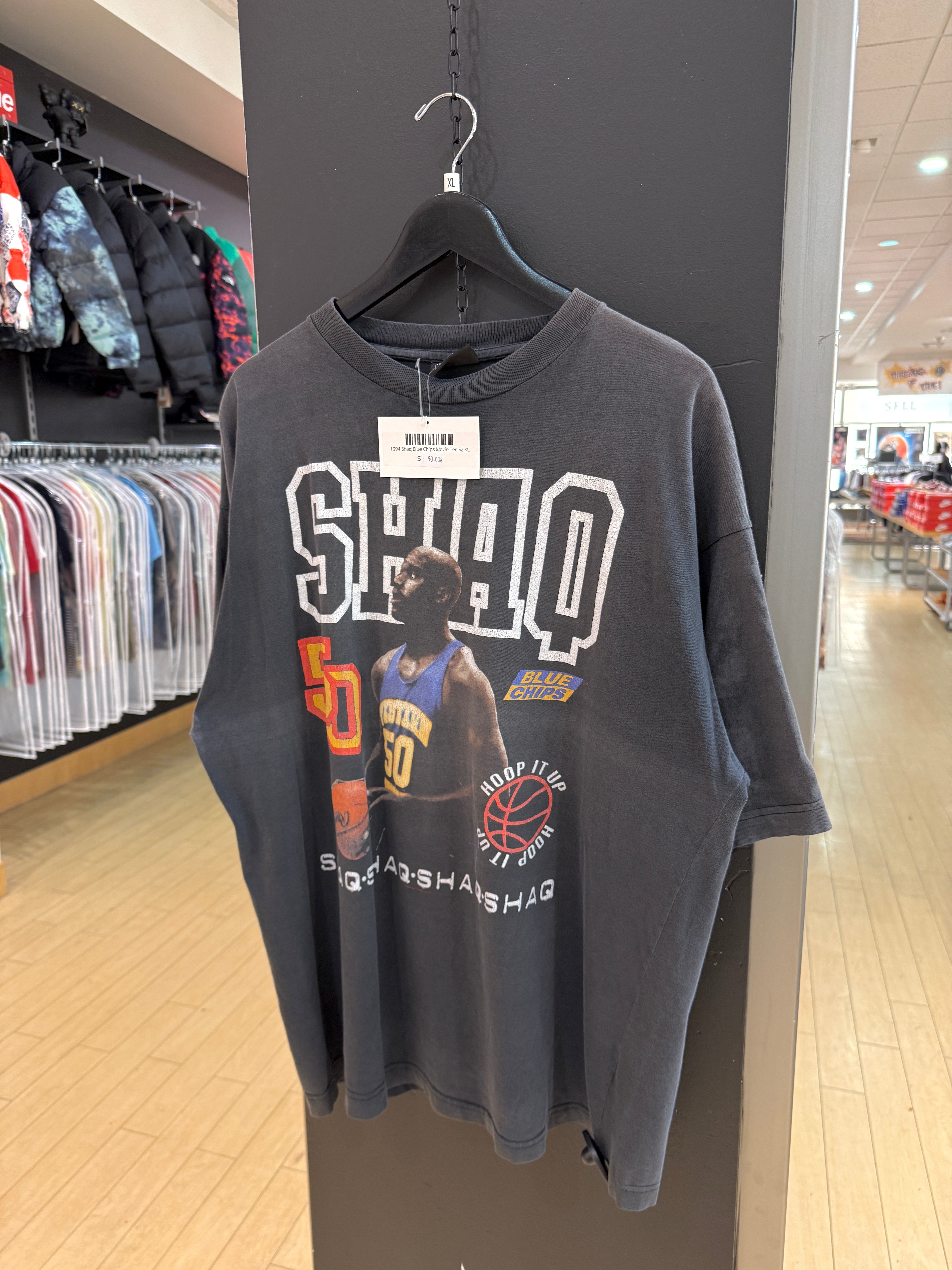 1994 Shaq Blue Chips Movie Tee Sz XL