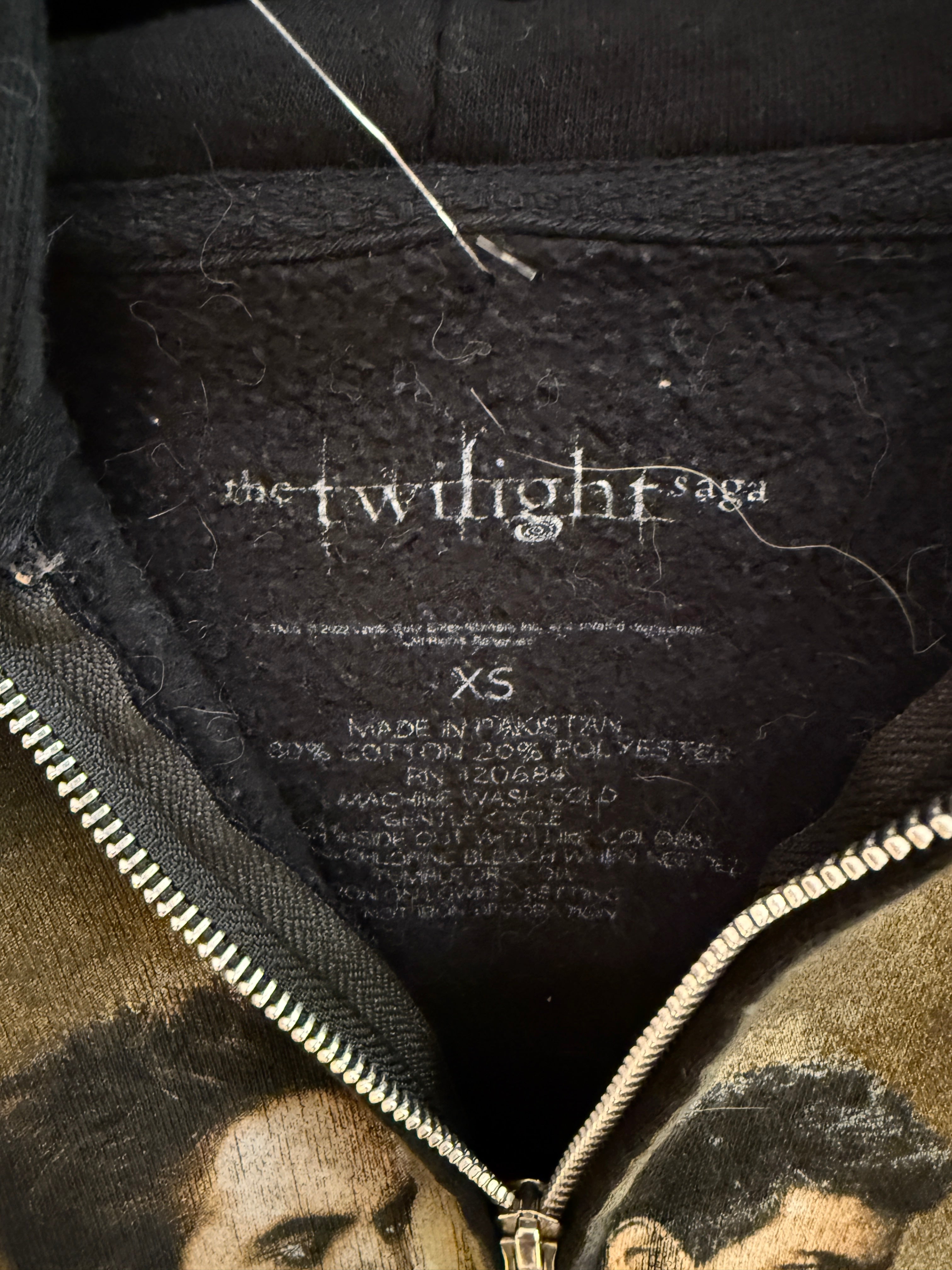 2022 The Twilight Saga Zip Up Hoodie Sz XS