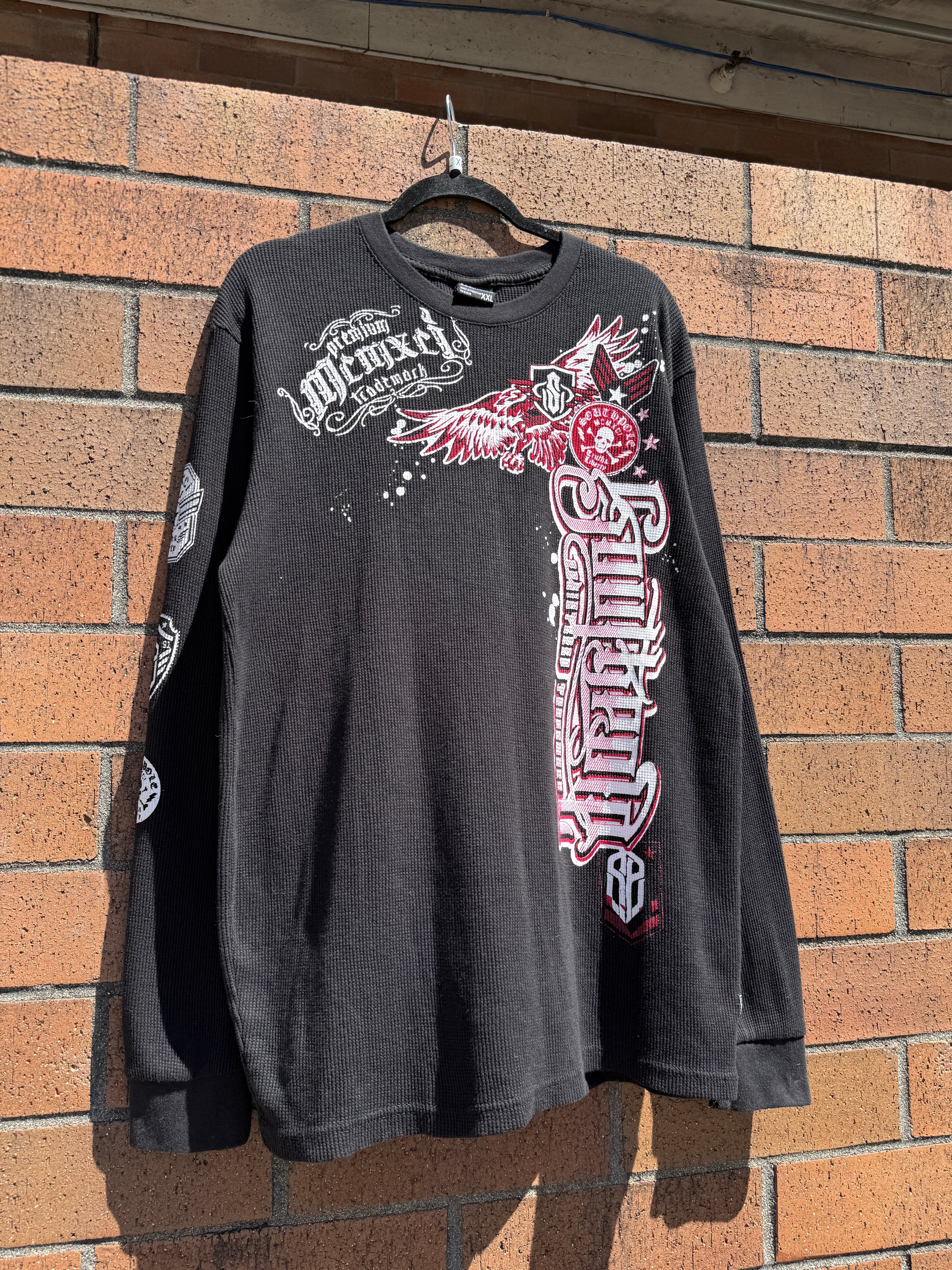 Y2K Southpole Truth & Liberty Thermal Shirt Size XXL