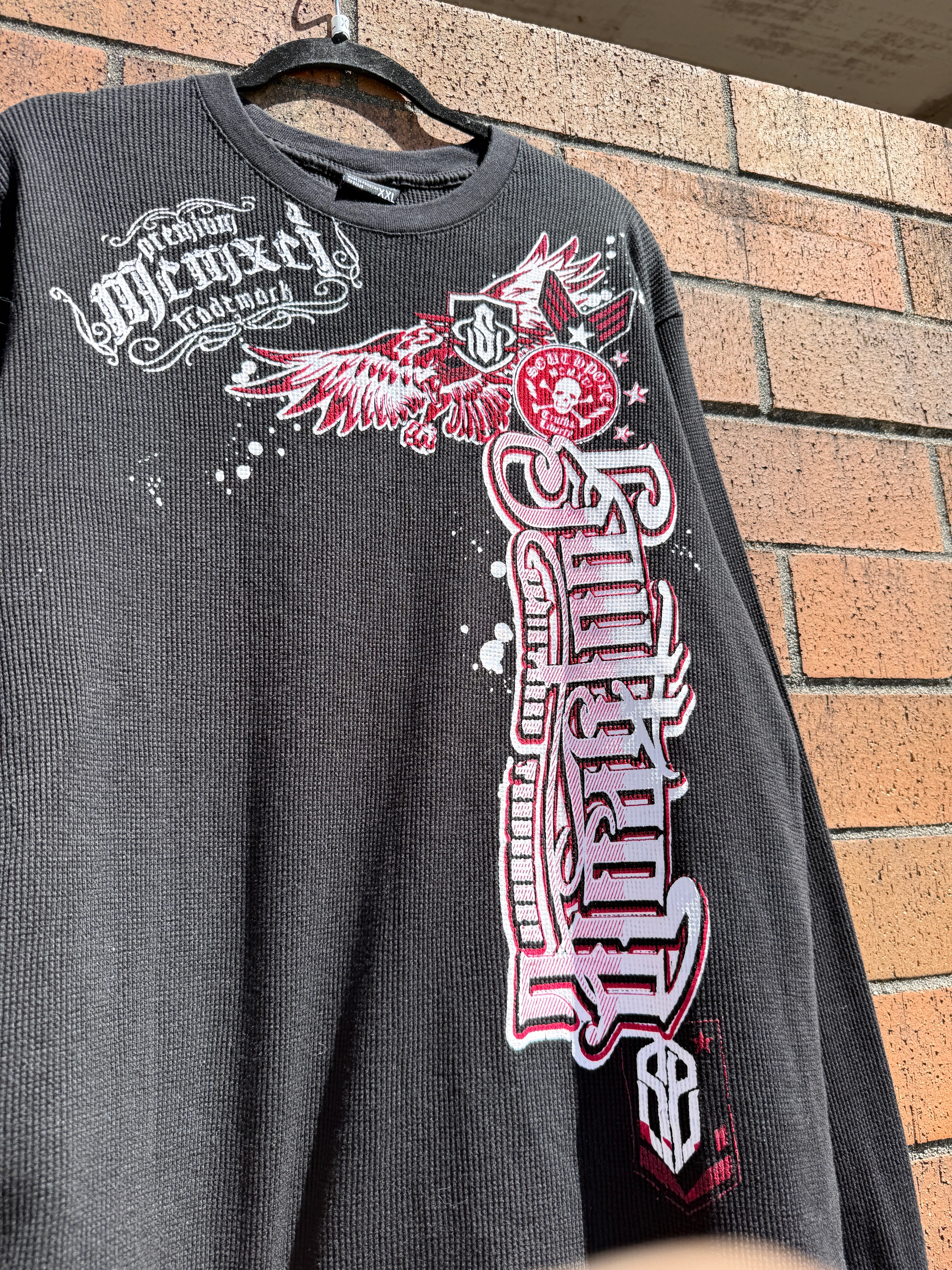 Y2K Southpole Truth & Liberty Thermal Shirt Size XXL