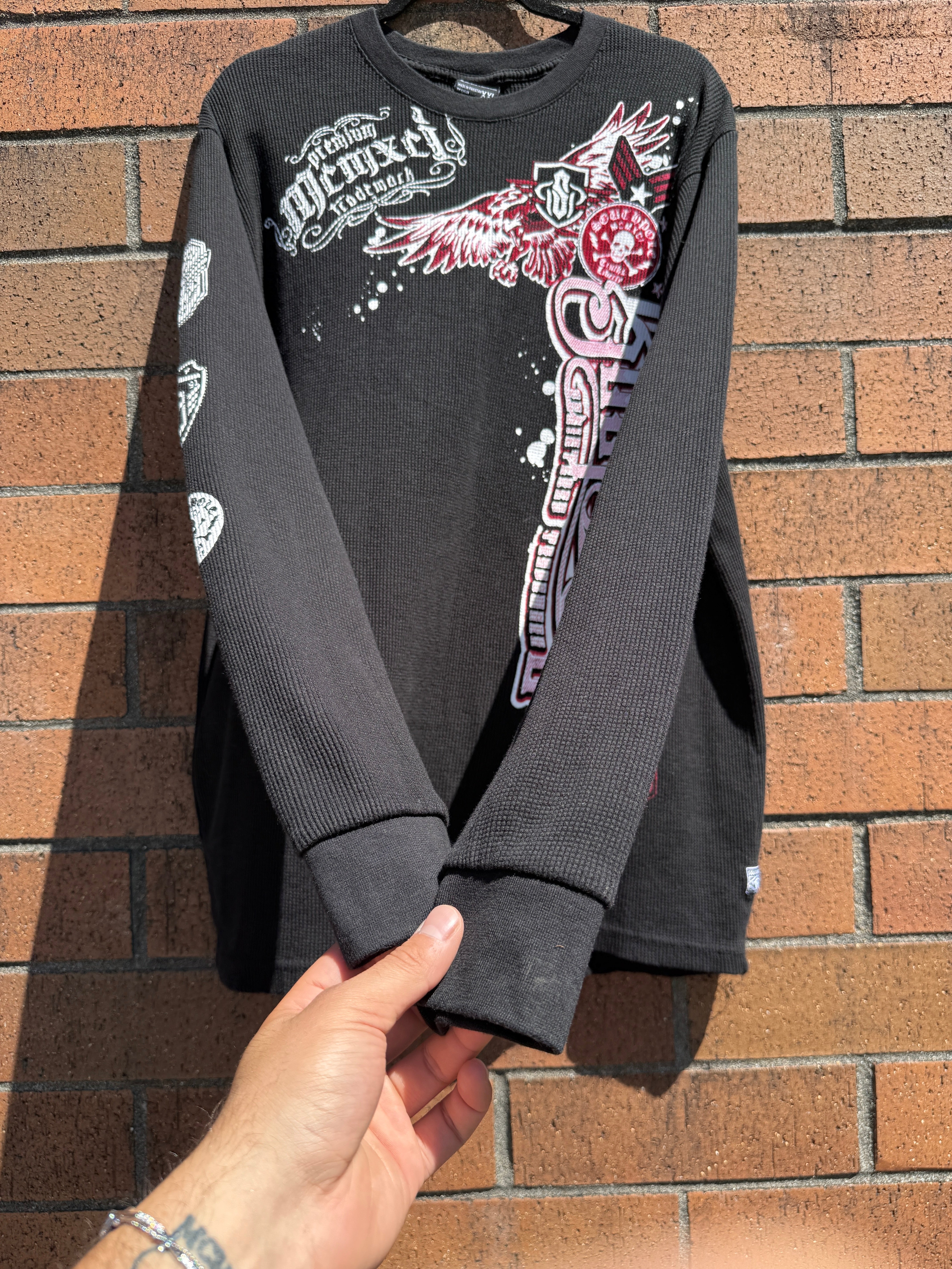 Y2K Southpole Truth & Liberty Thermal Shirt Size XXL