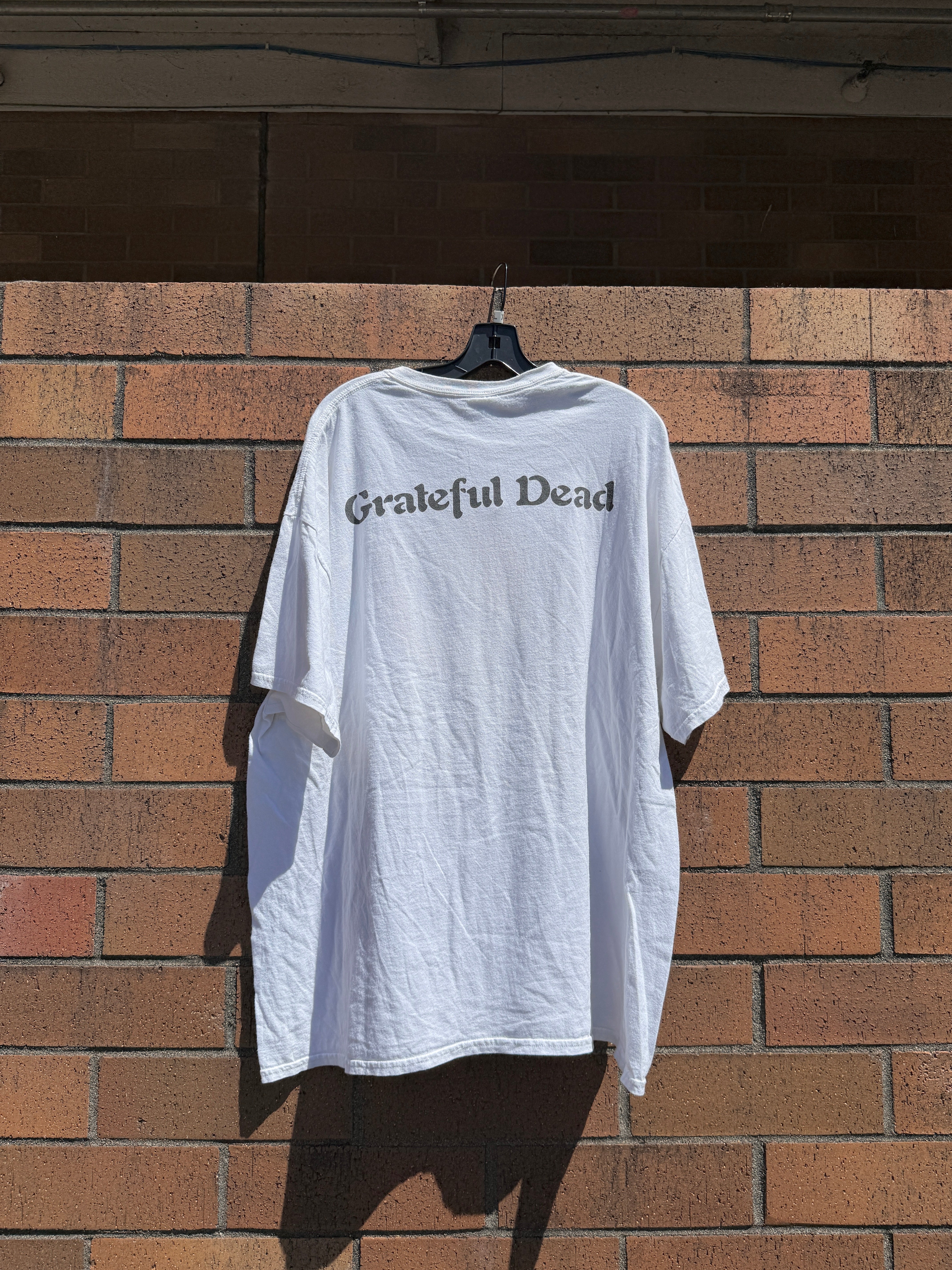 Y2K Grateful Dead White Steal Your Face Tee Size XXL