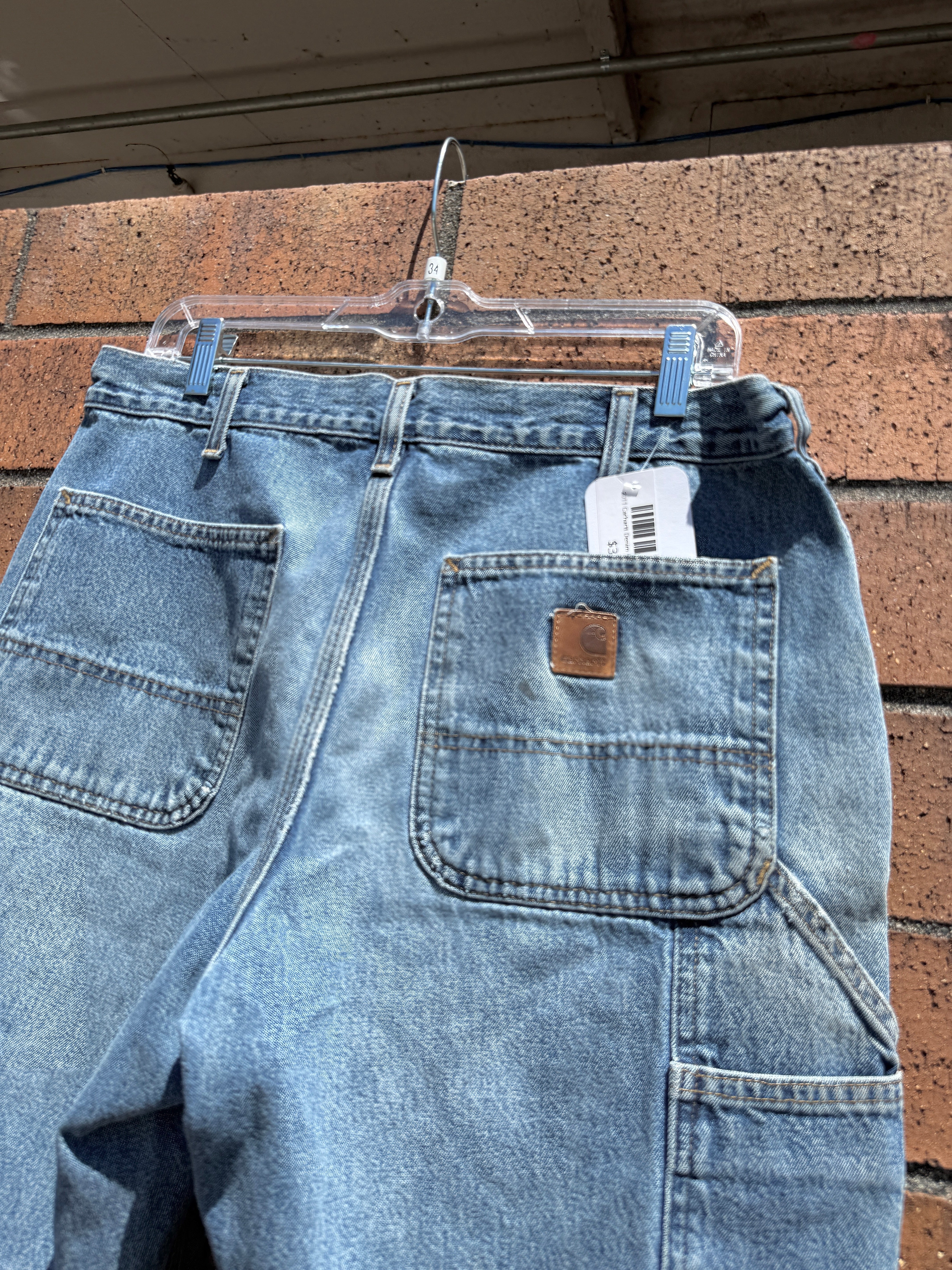 2011 Carhartt Denim Carpenter Shorts Size 34