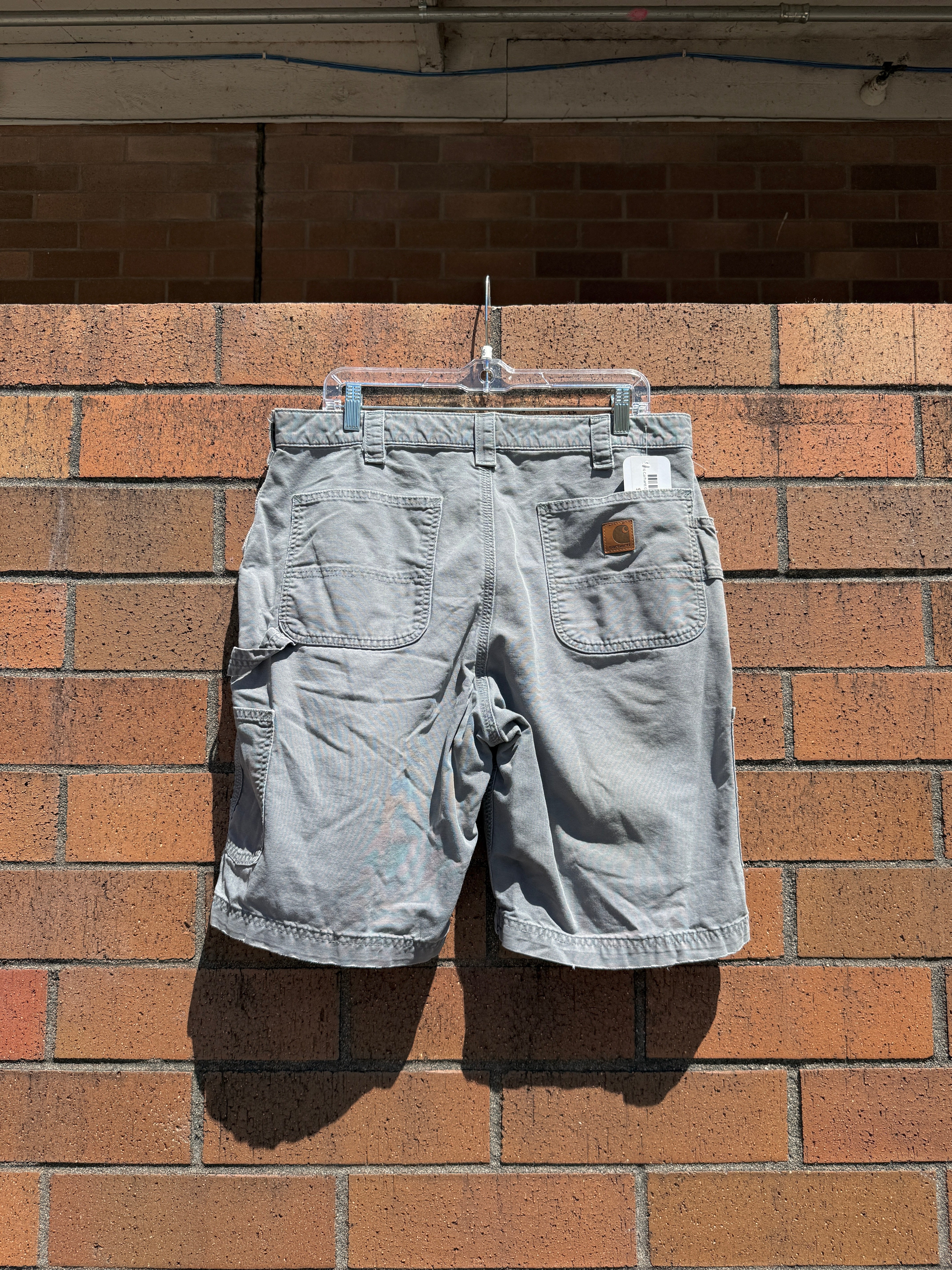 2016 Carhartt Grey Cargo Shorts Size 36