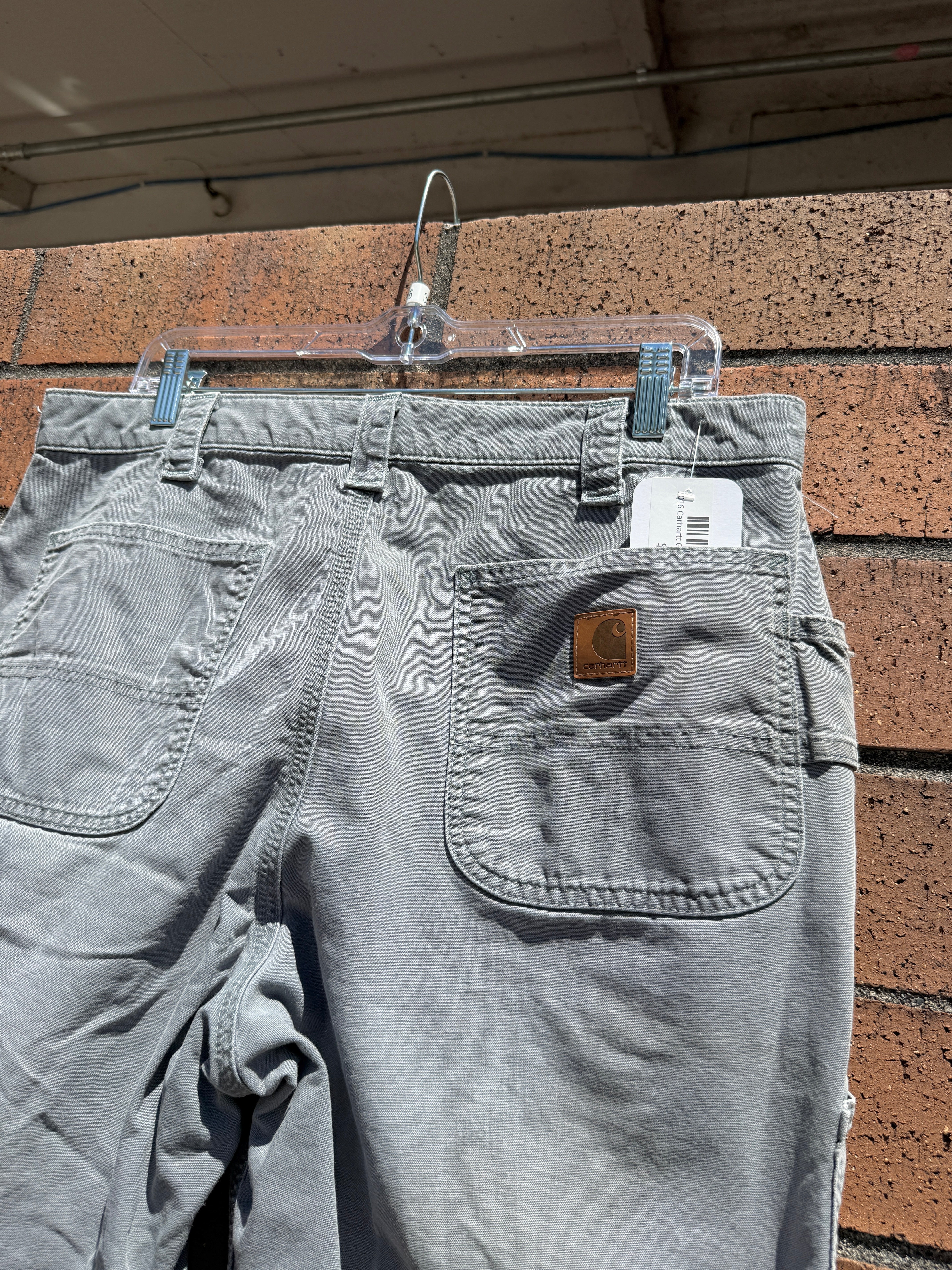 2016 Carhartt Grey Cargo Shorts Size 36
