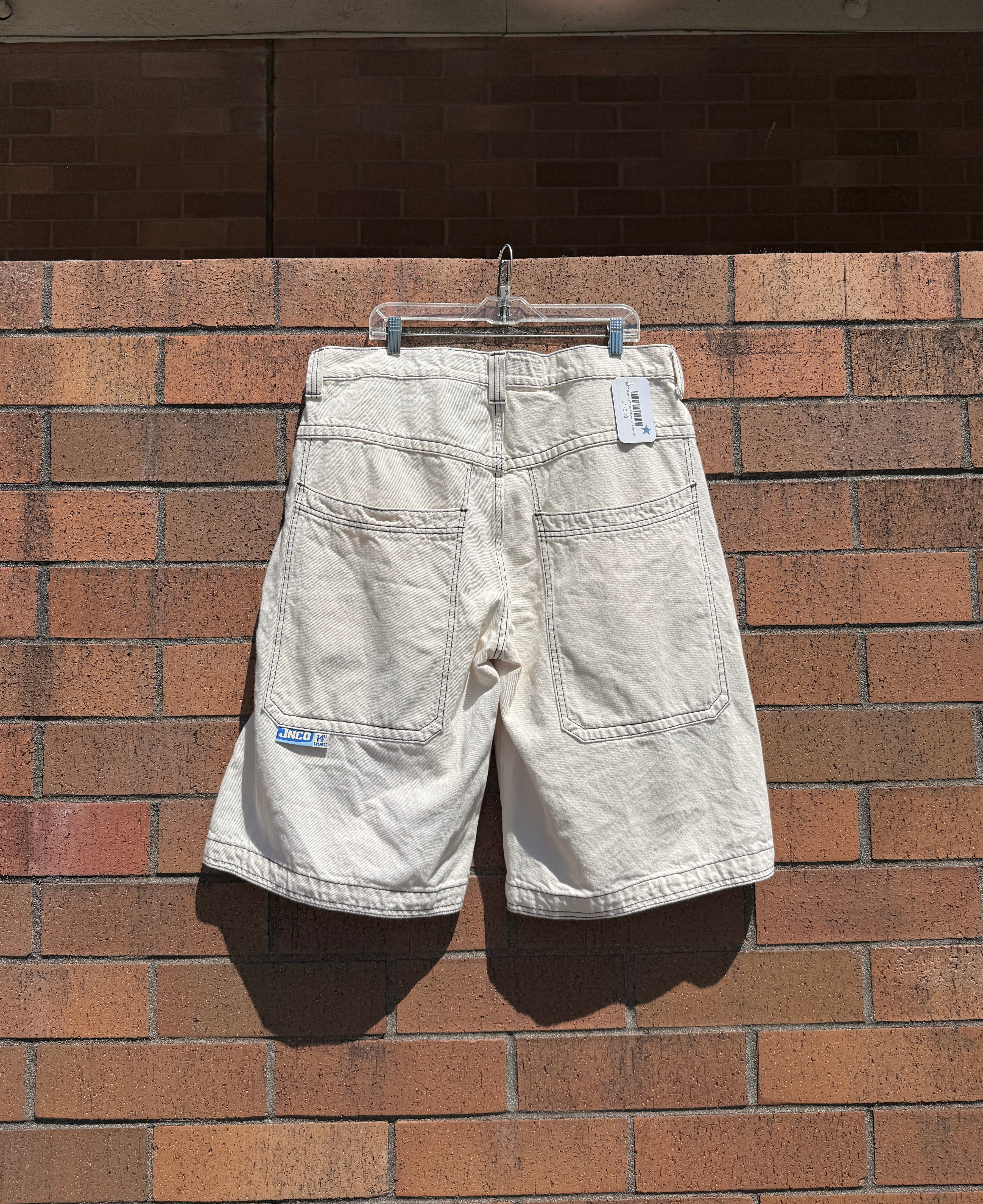 JNCO Jeans 217 King Cream Jorts Size 38