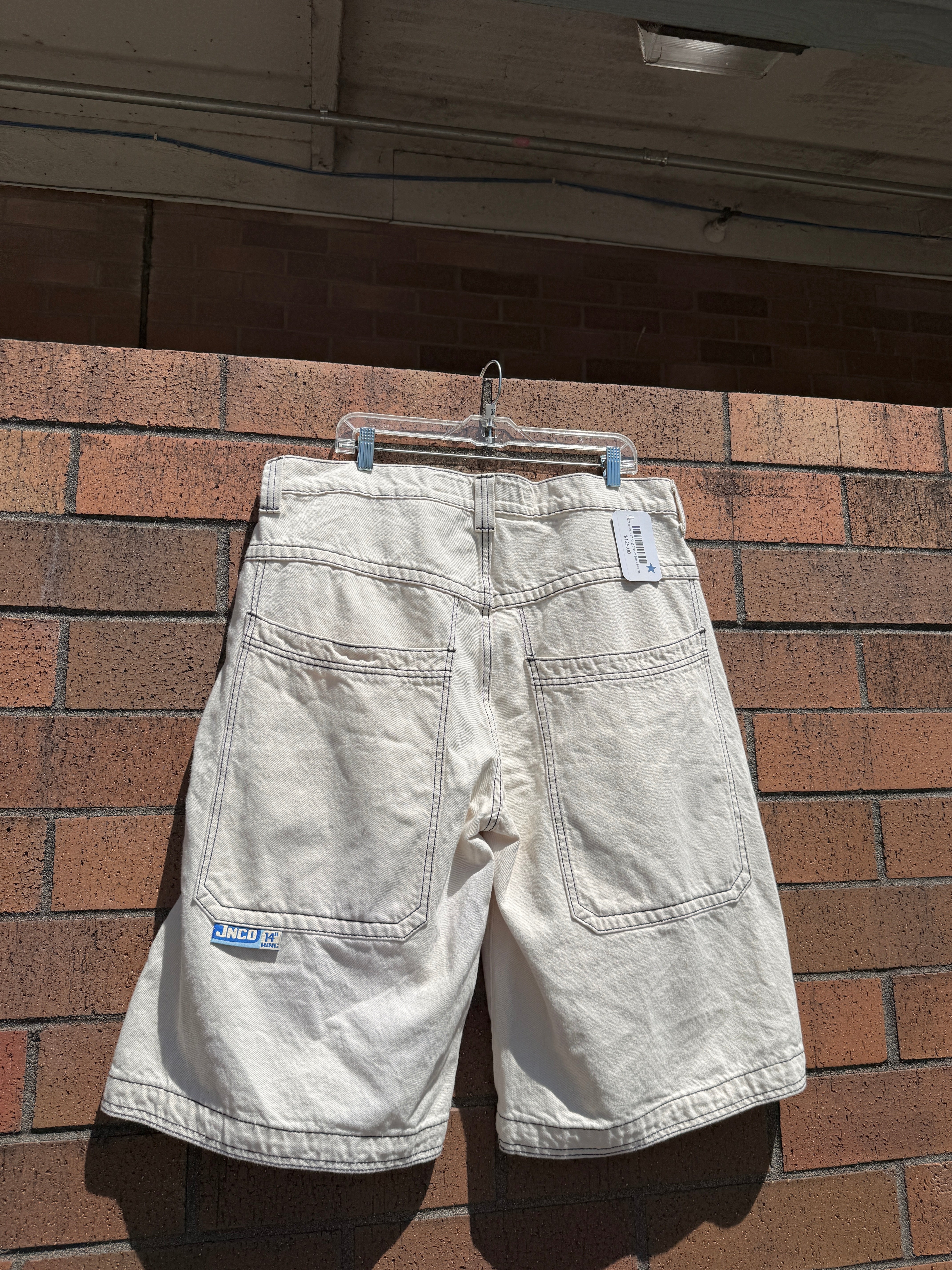 JNCO Jeans 217 King Cream Jorts Size 38