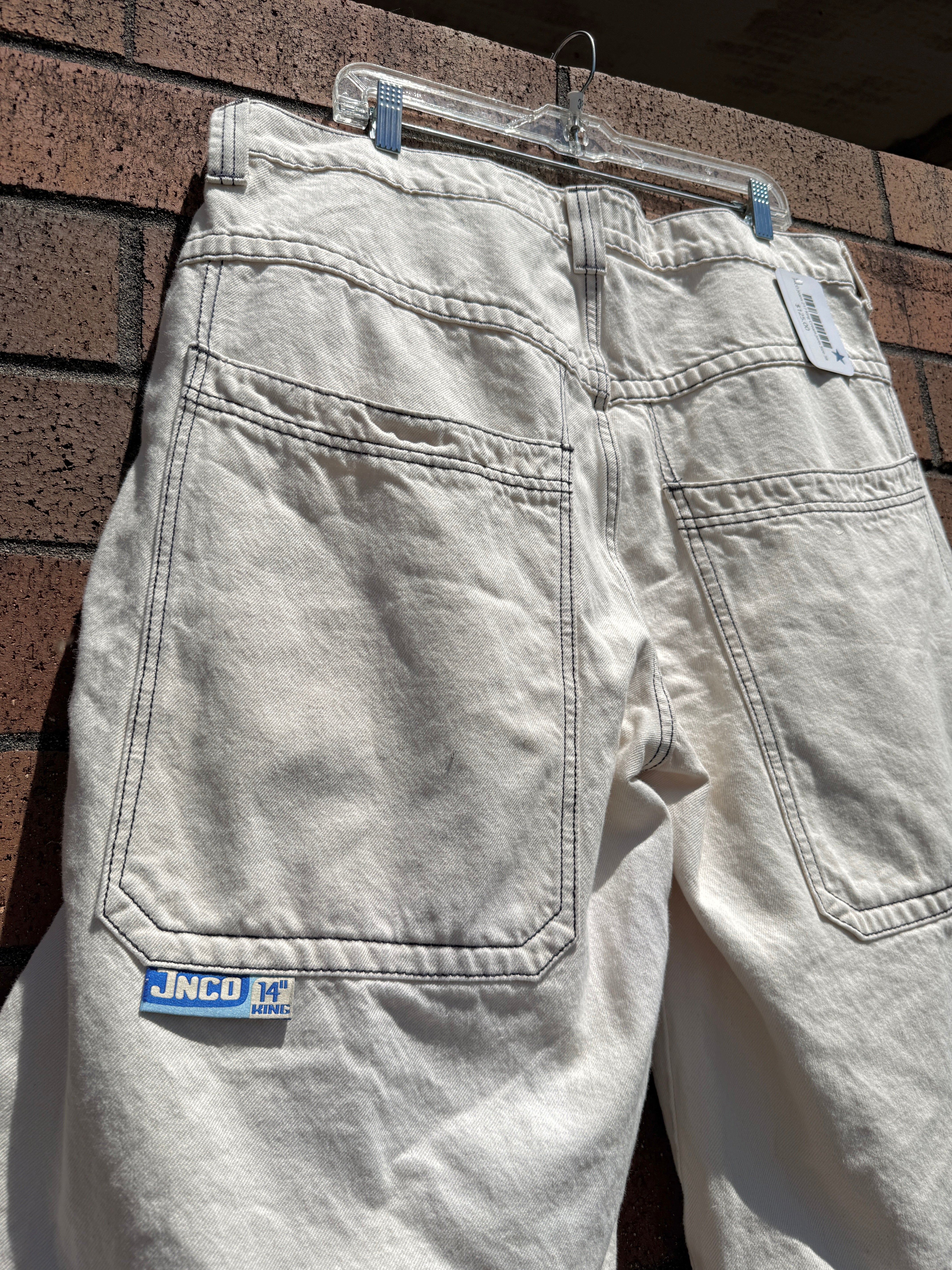 JNCO Jeans 217 King Cream Jorts Size 38