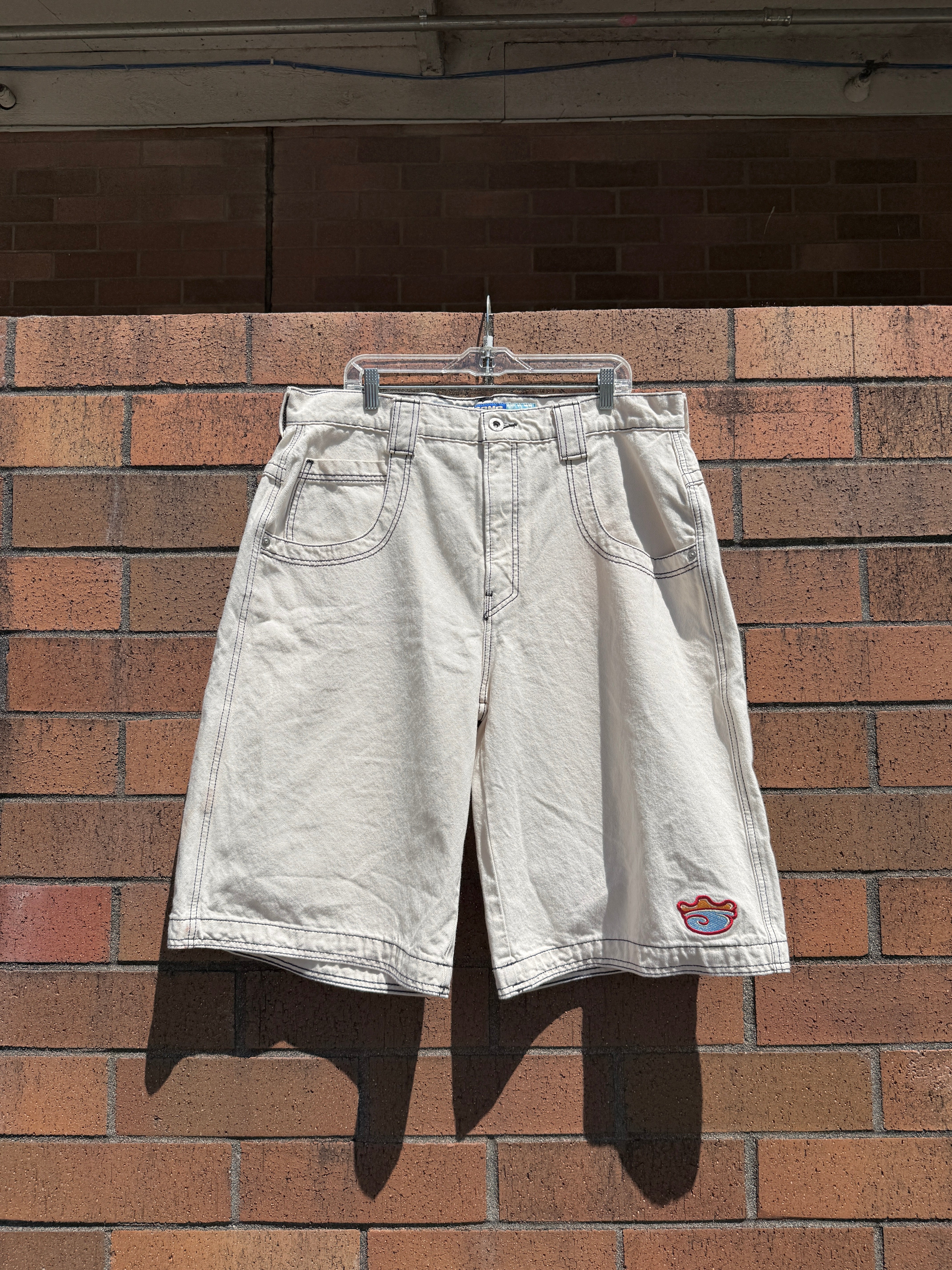 JNCO Jeans 217 King Cream Jorts Size 38