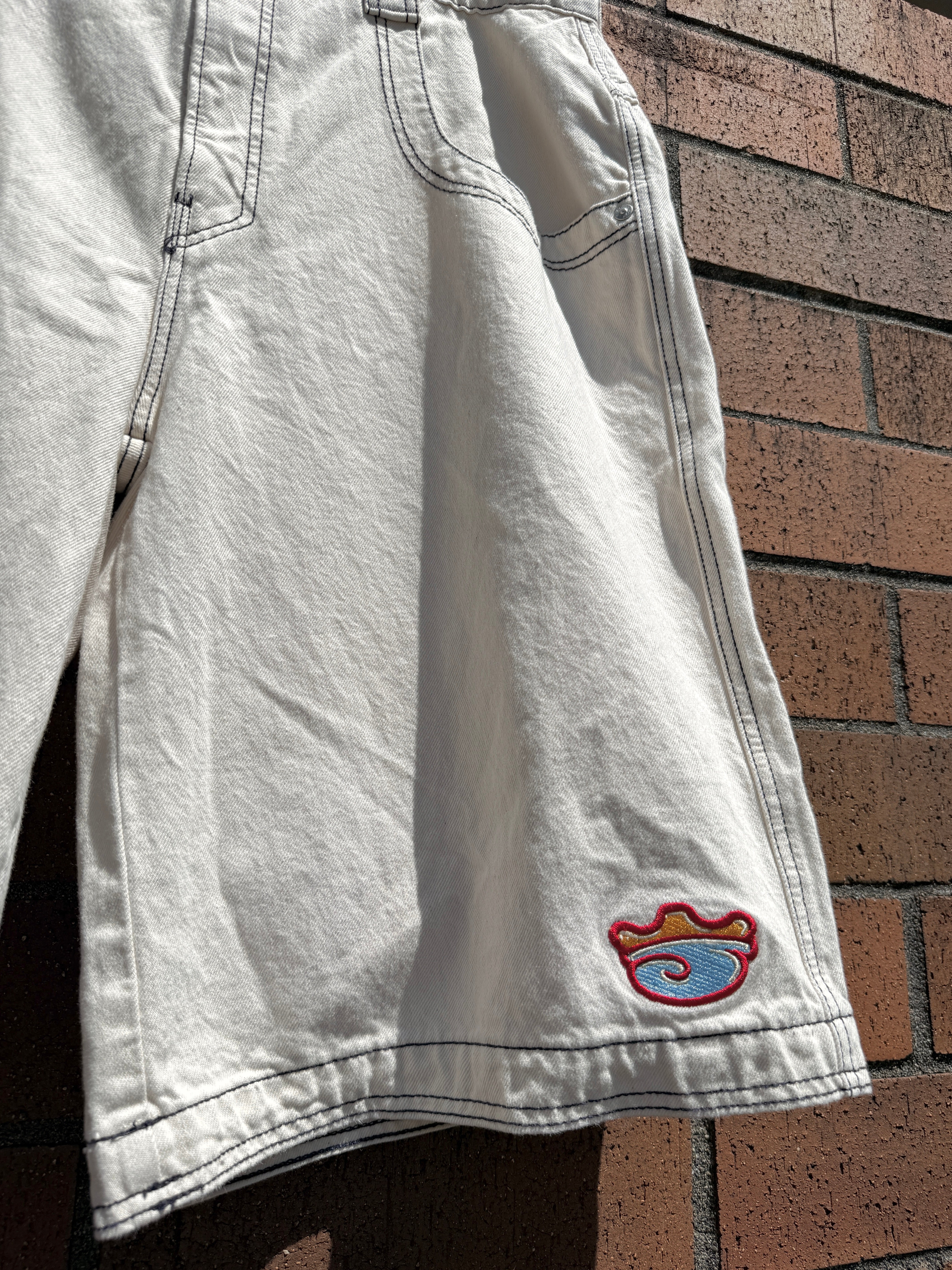 JNCO Jeans 217 King Cream Jorts Size 38