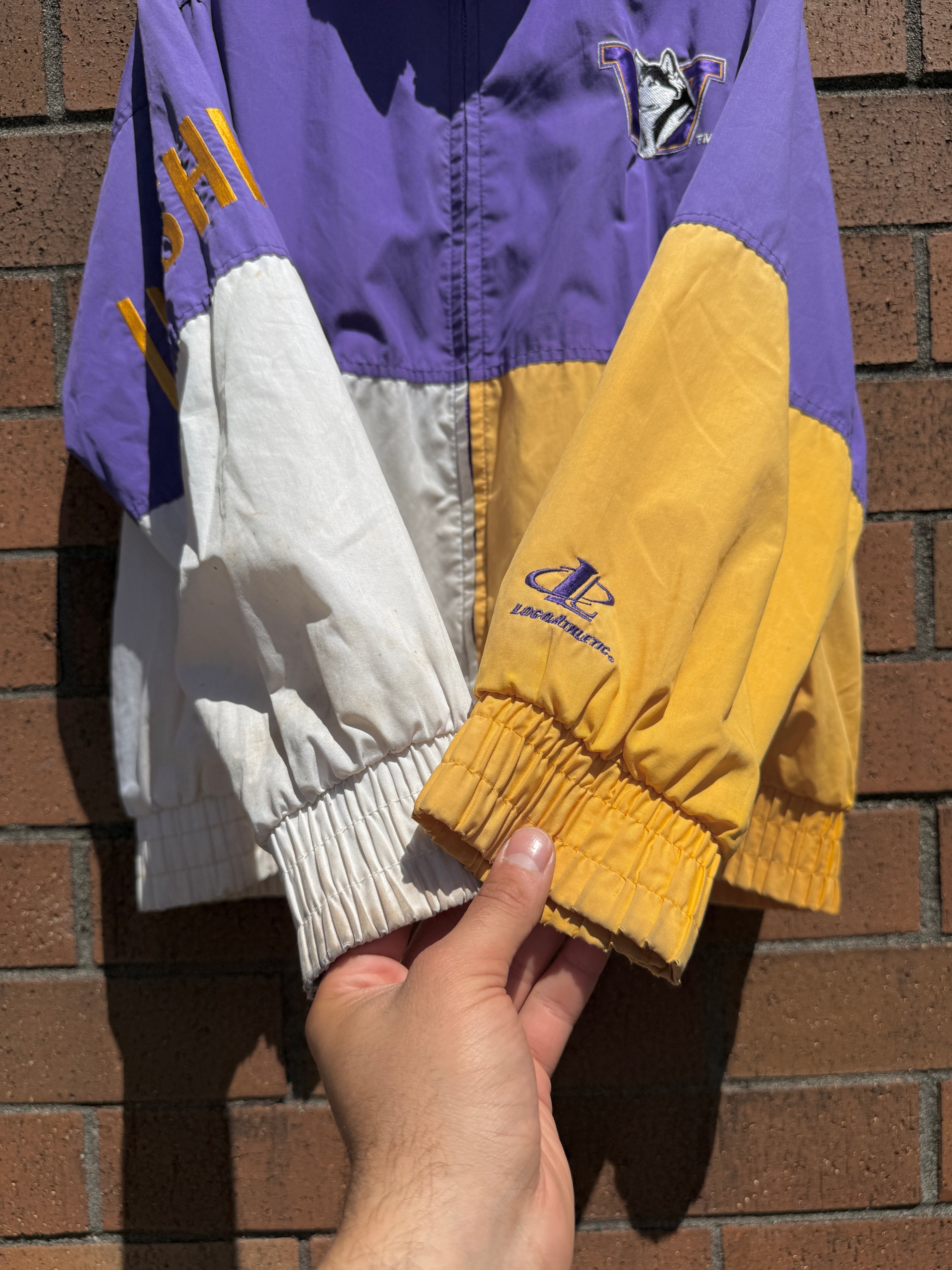 90s Washington Huskies Logo Athletic Jacket Size L