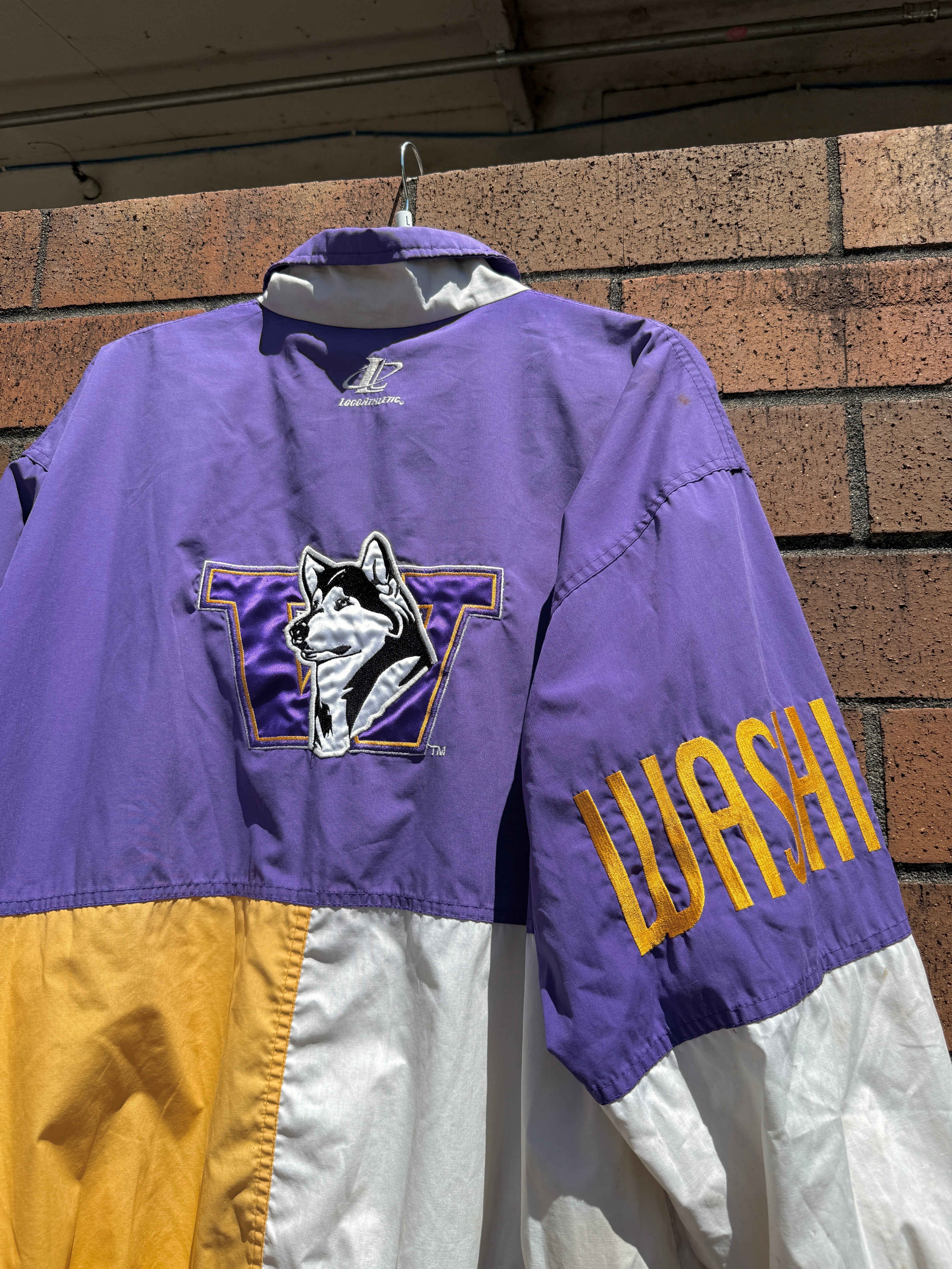 90s Washington Huskies Logo Athletic Jacket Size L