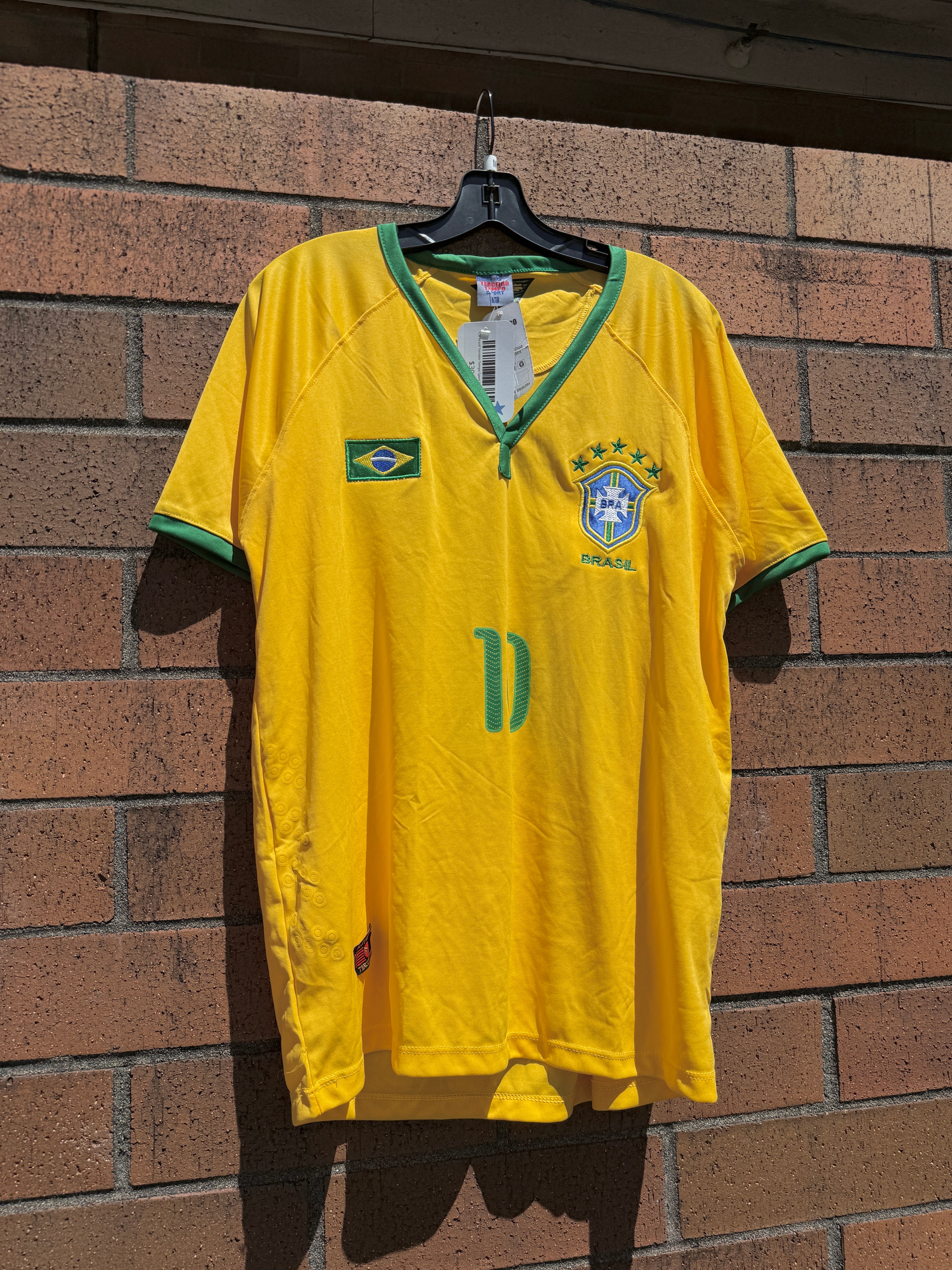 Y2K Brazil Terceiro Tempo Sport Soccer Jersey Size M