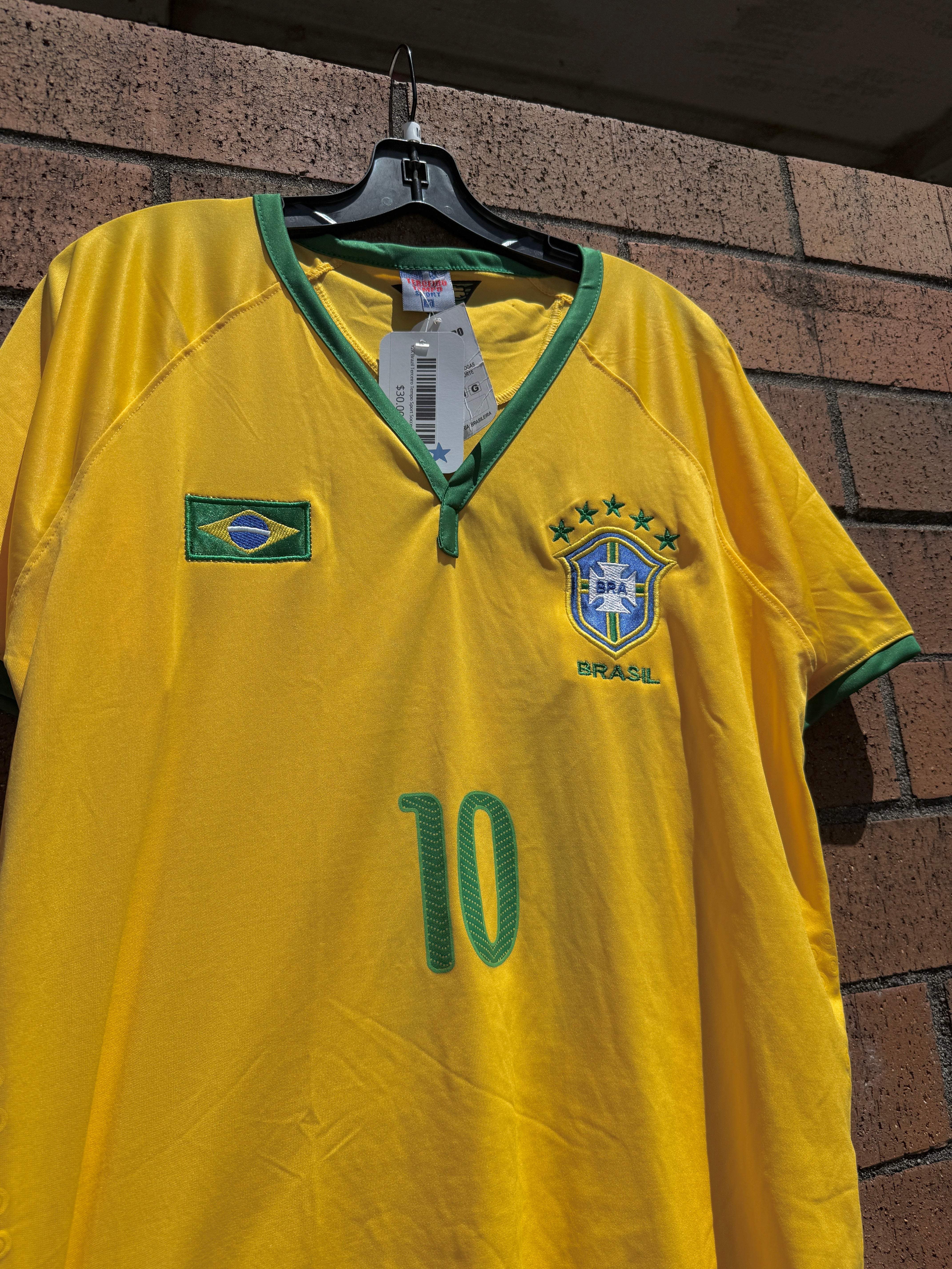 Y2K Brazil Terceiro Tempo Sport Soccer Jersey Size M