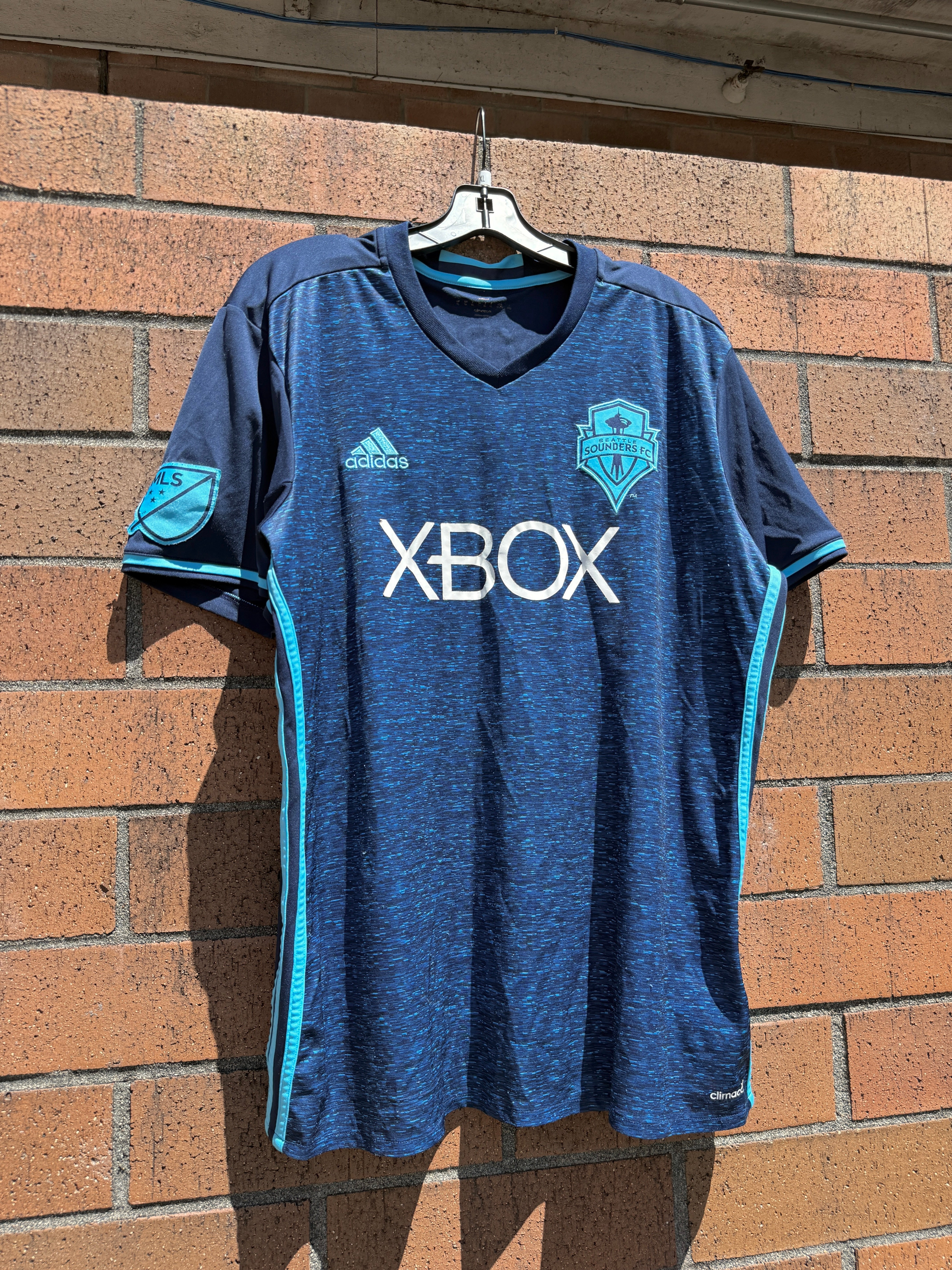 2015 Seattle Sounders Clint Dempsey Pacific Blue Jersey Size XL