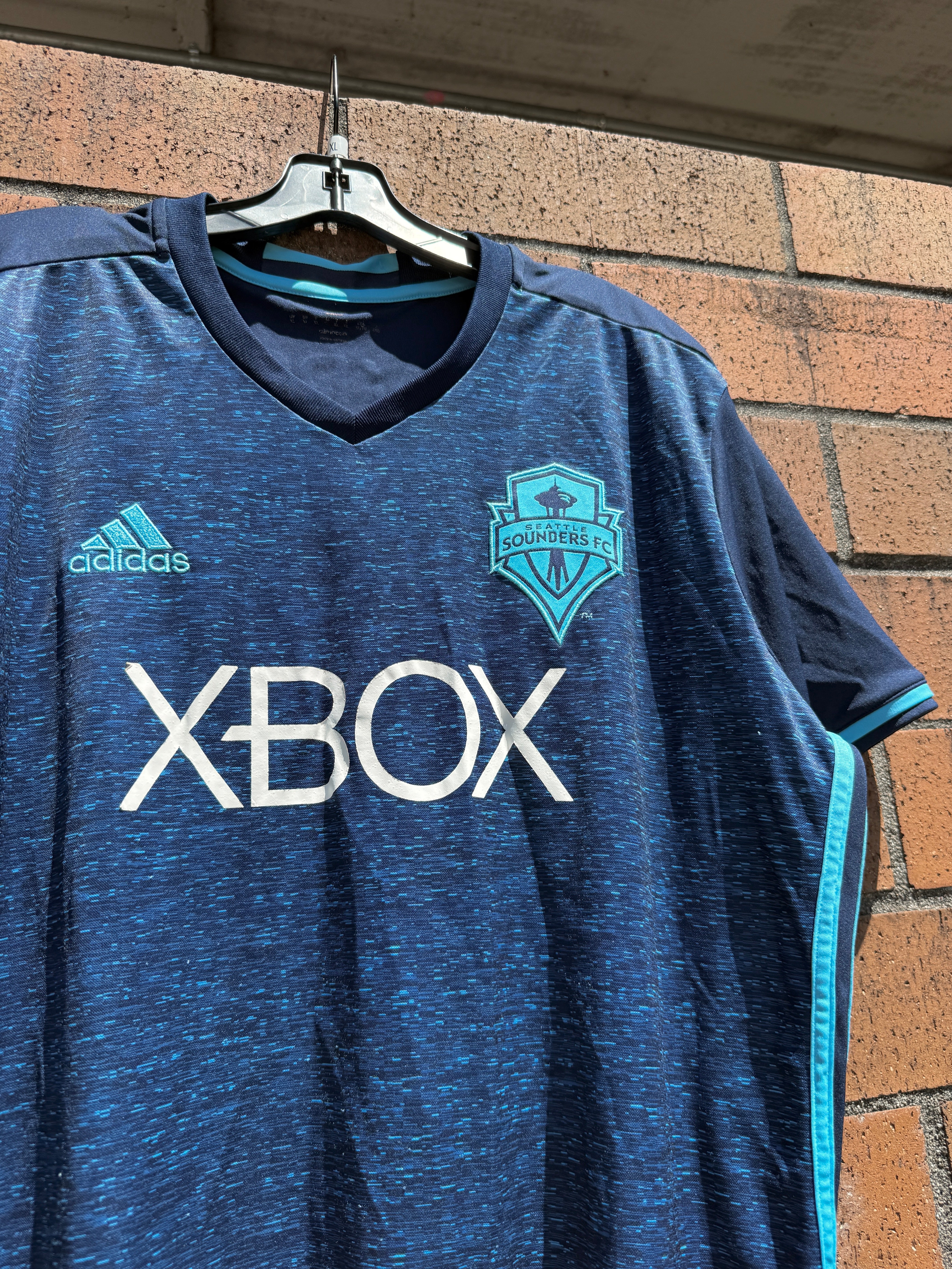 2015 Seattle Sounders Clint Dempsey Pacific Blue Jersey Size XL