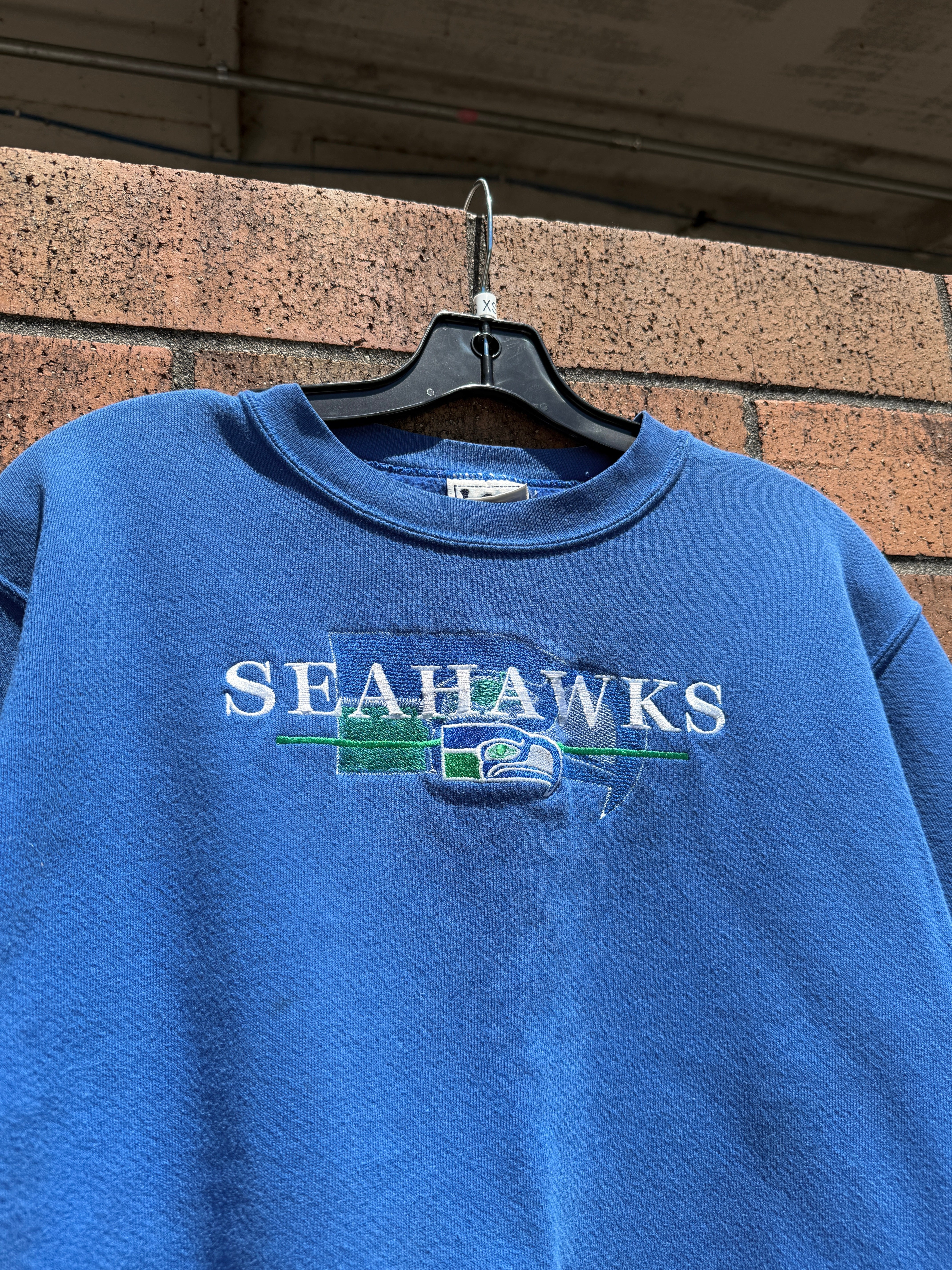 90s Lee Sport Seattle Seahawks Crewneck (Chopped Sleeves) Size Youth L