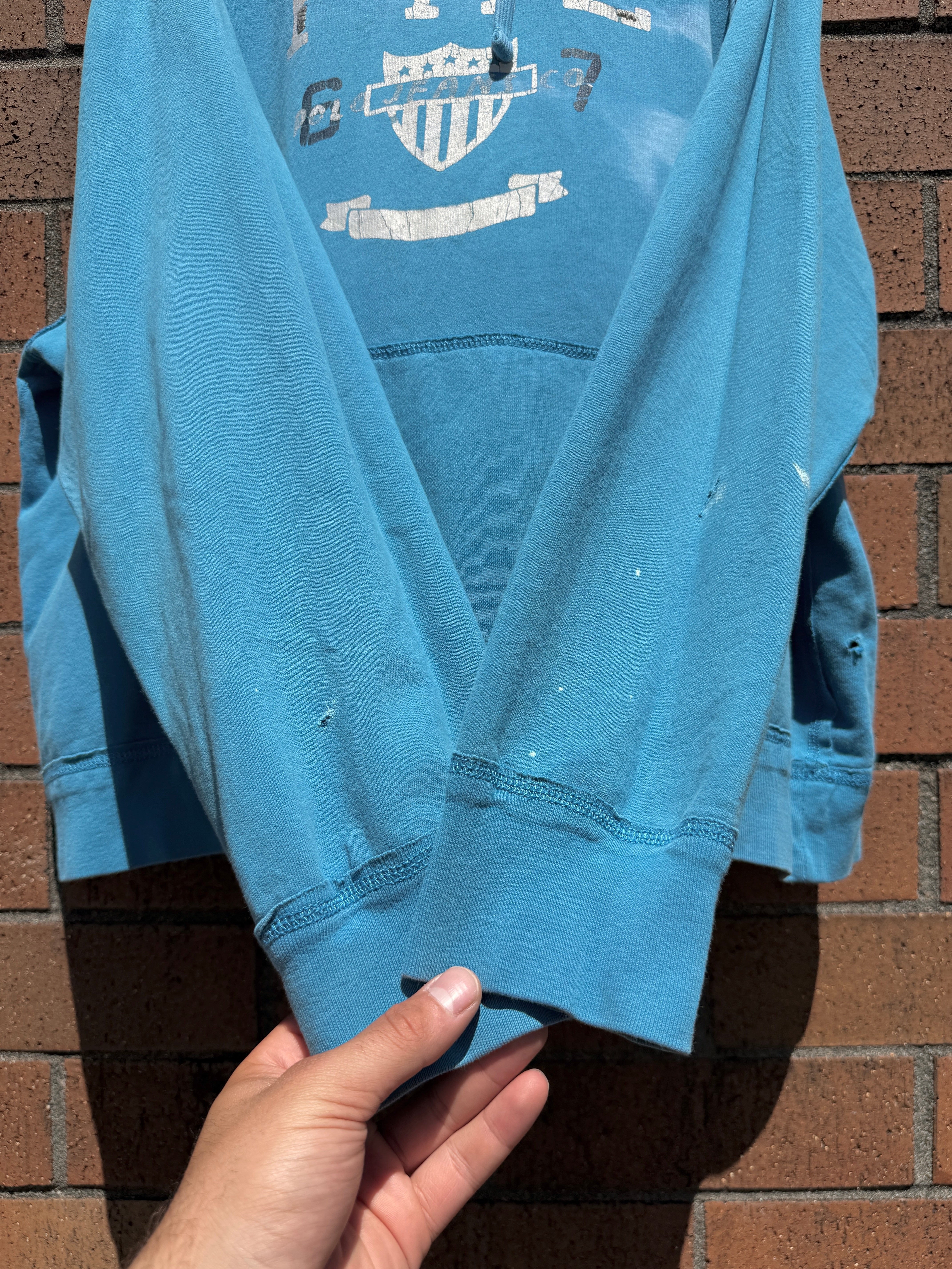Polo Ralph Lauren PRL Jeans Co Faded Hoodie Size XXL