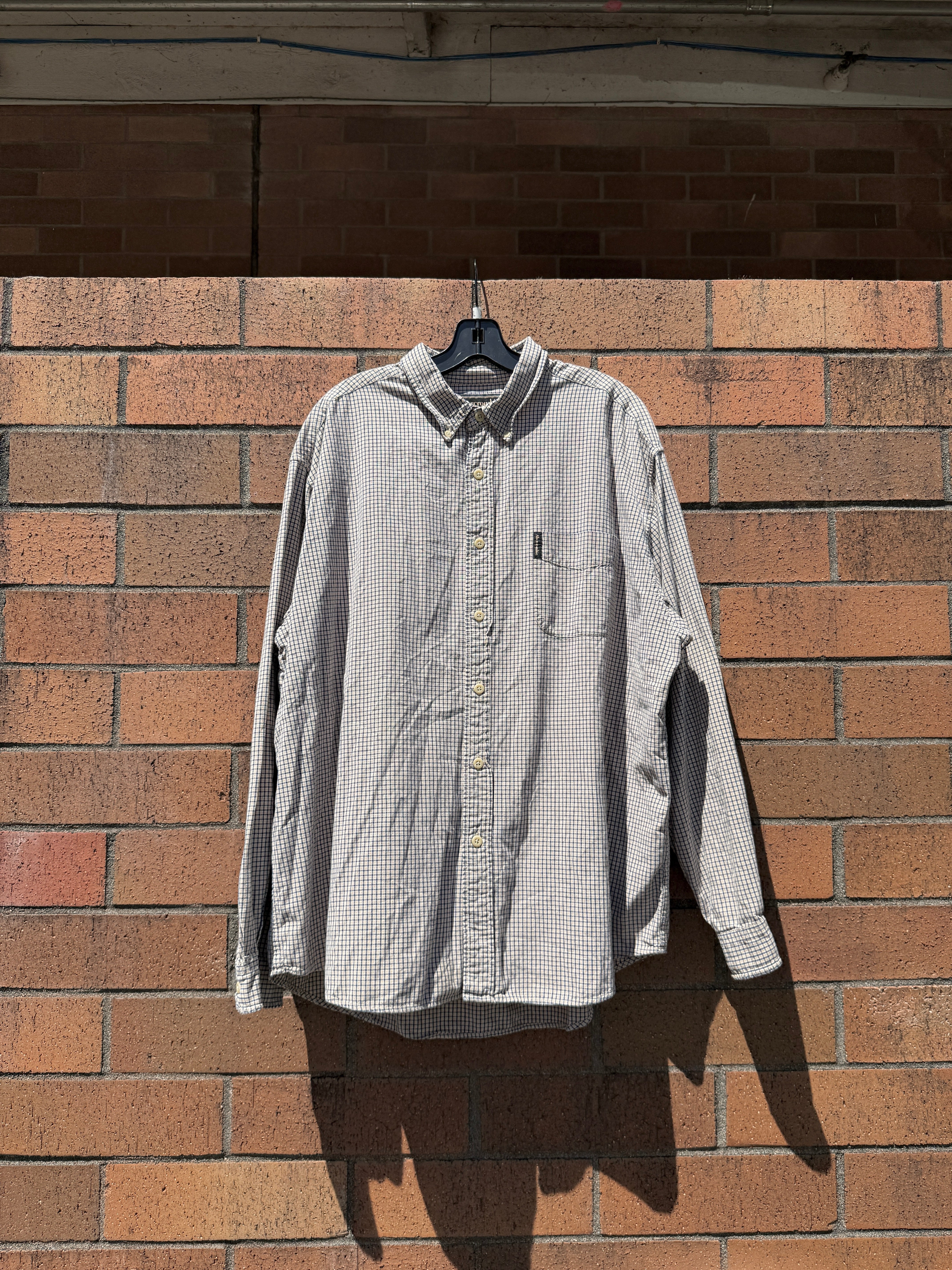 Y2K Abercrombie & Fitch Lightweight Micro Plaid Flannel Size XL