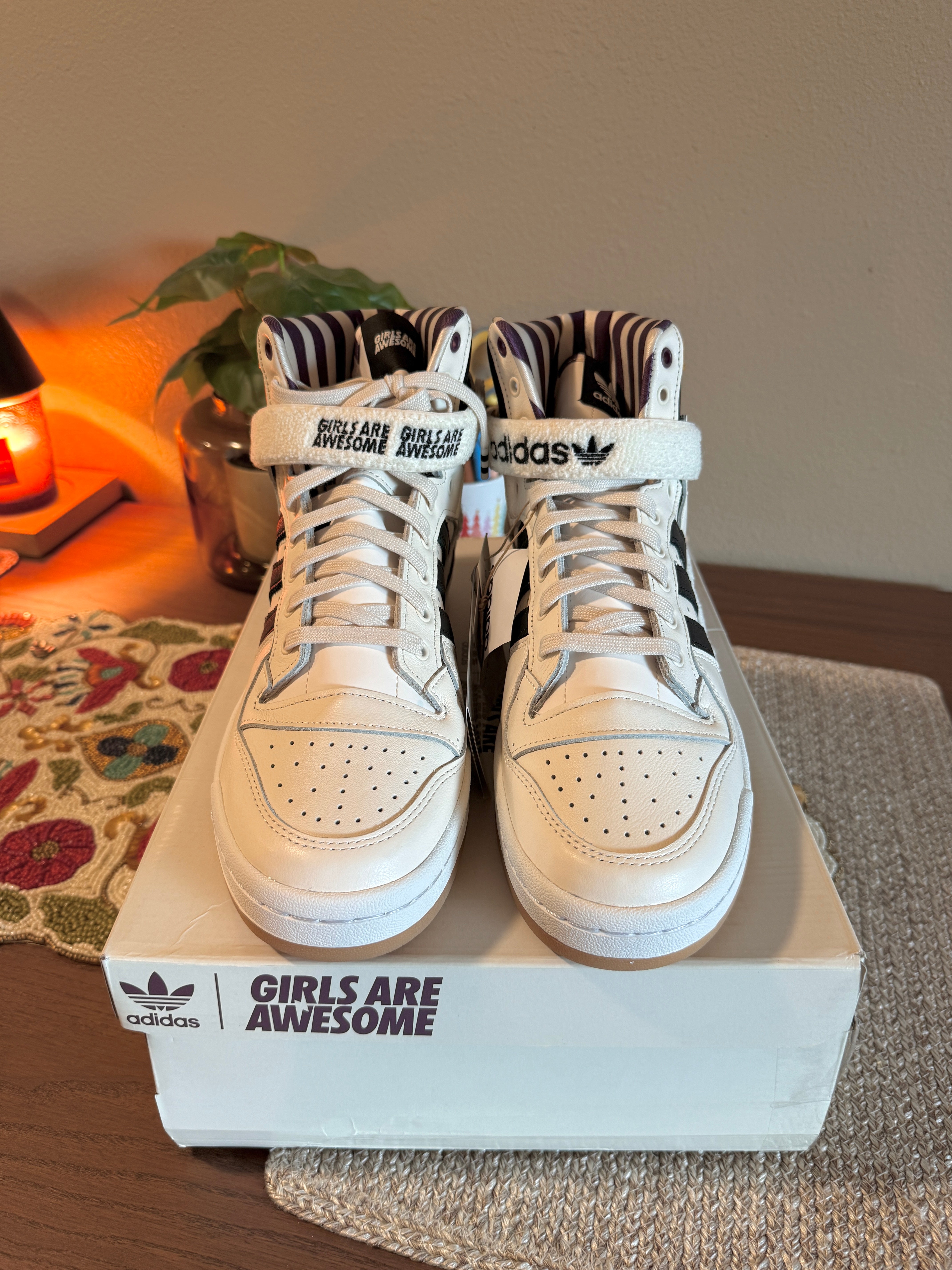 Adidas Forum 84 High Girls Are Awesome Size 11.5
