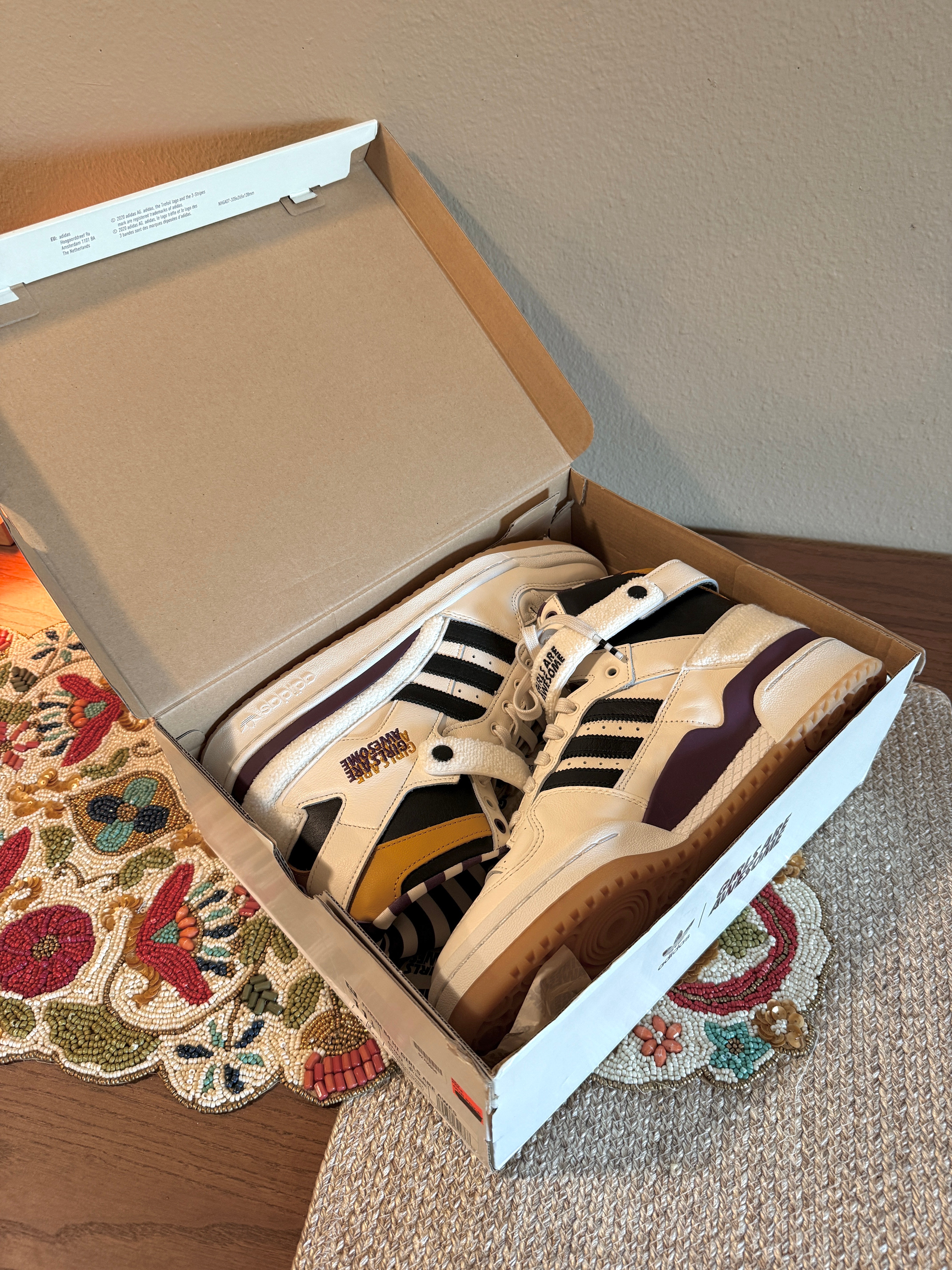 Adidas Forum 84 High Girls Are Awesome Size 11.5