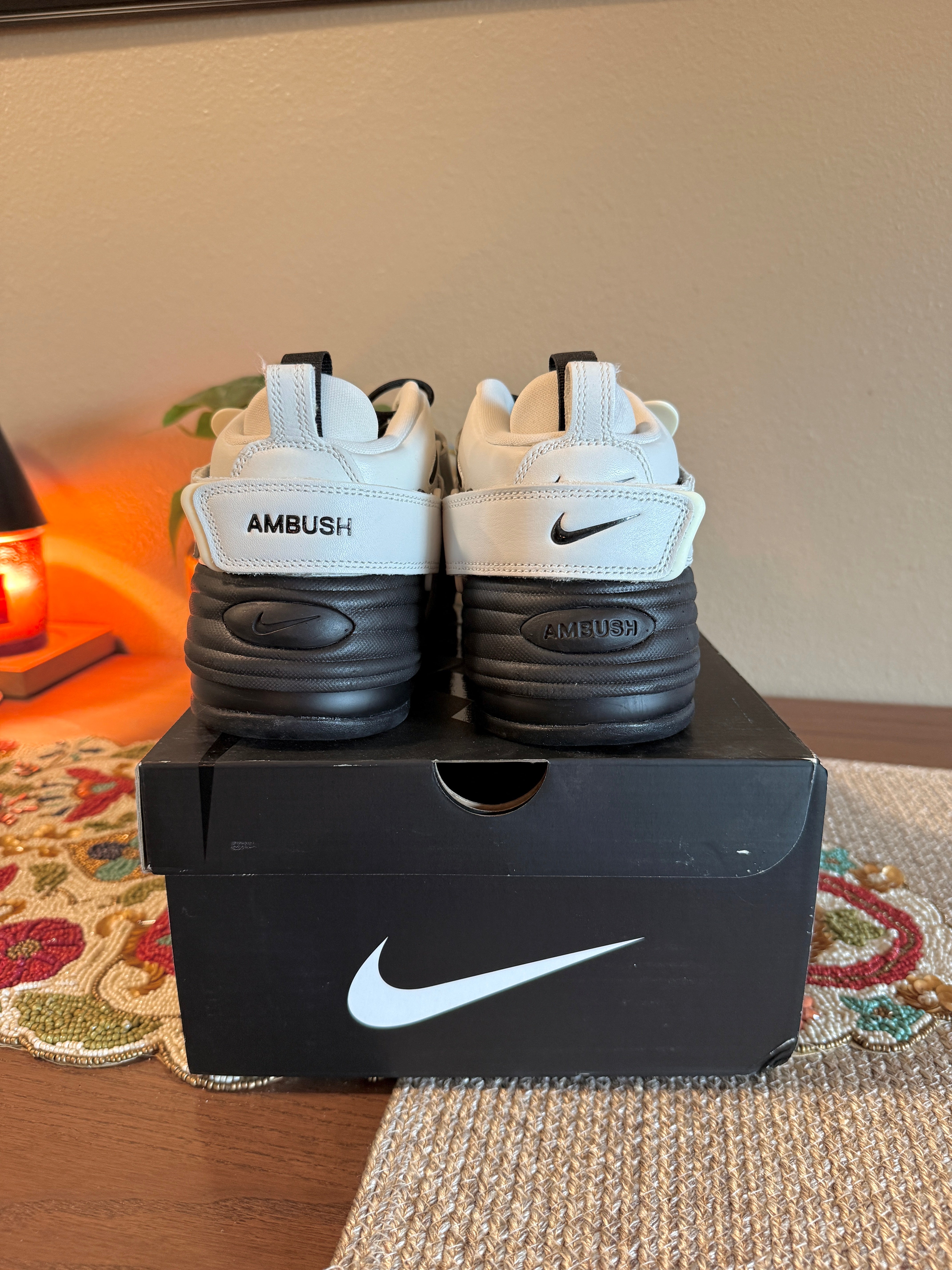 Nike Air Adjust Force AMBUSH Summit White Black Size 11.5