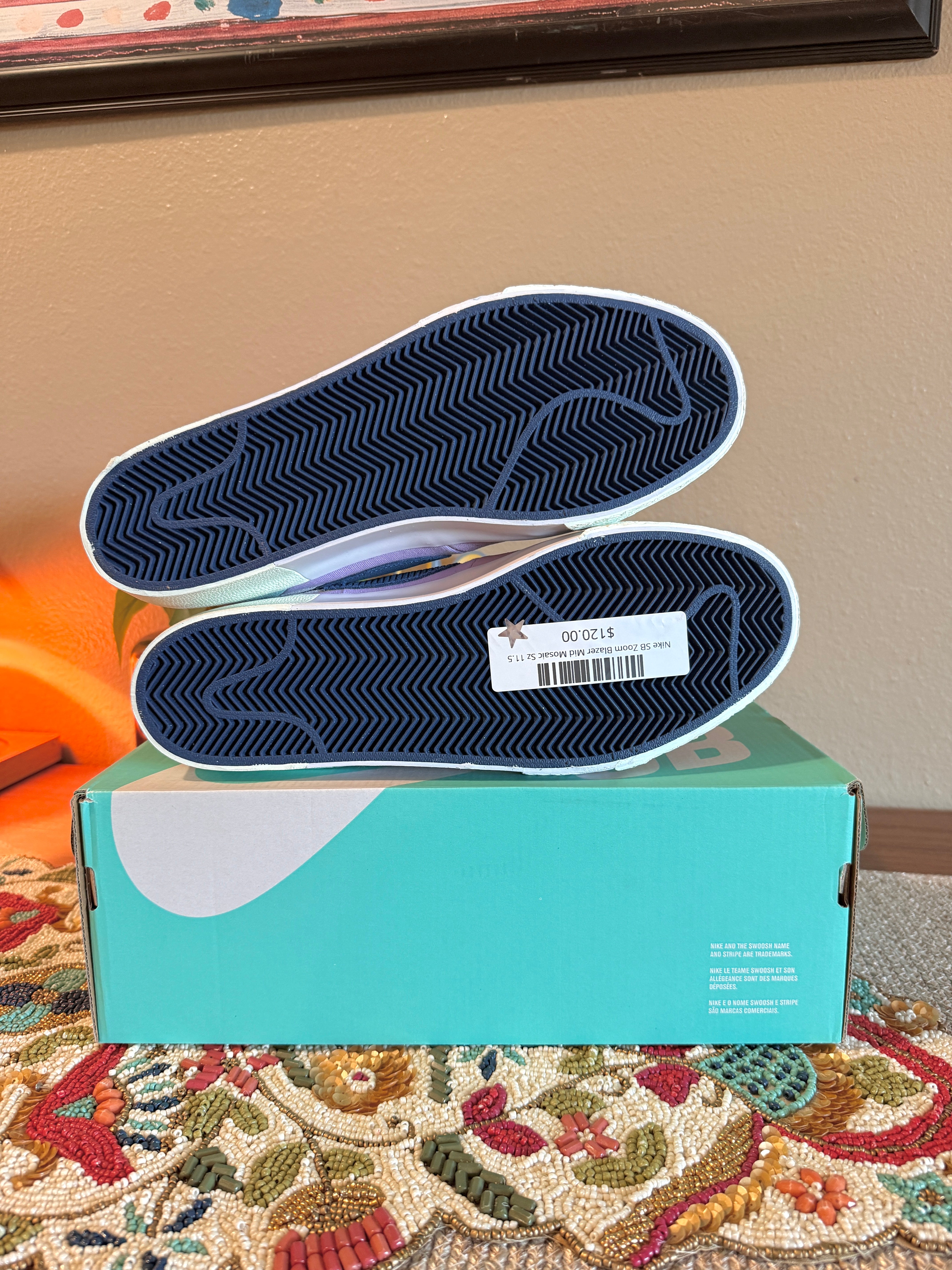 Nike SB Zoom Blazer Mid Mosaic Size 11.5