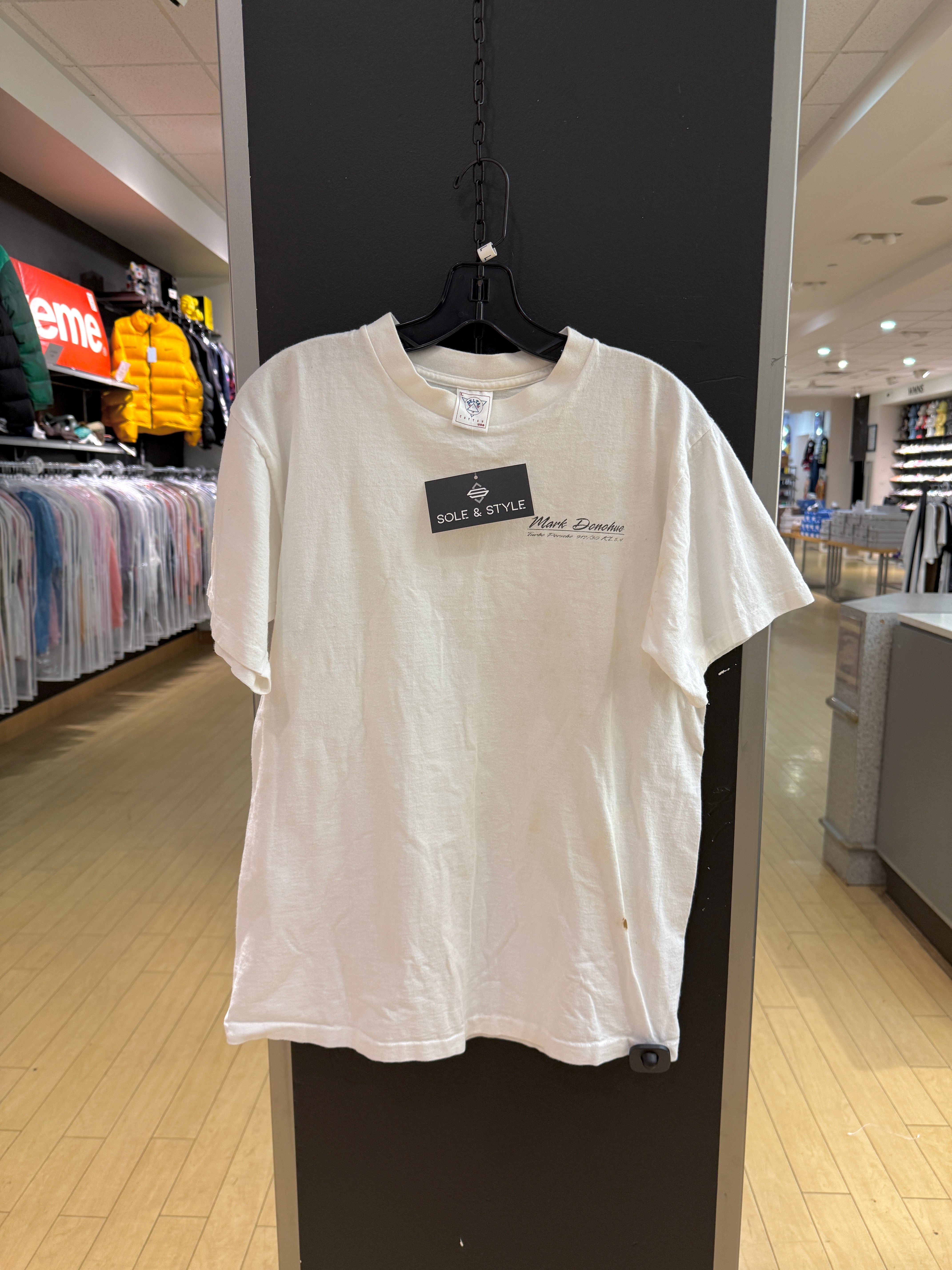 90s Mark Donohue LeMans Porsche Tee Sz L