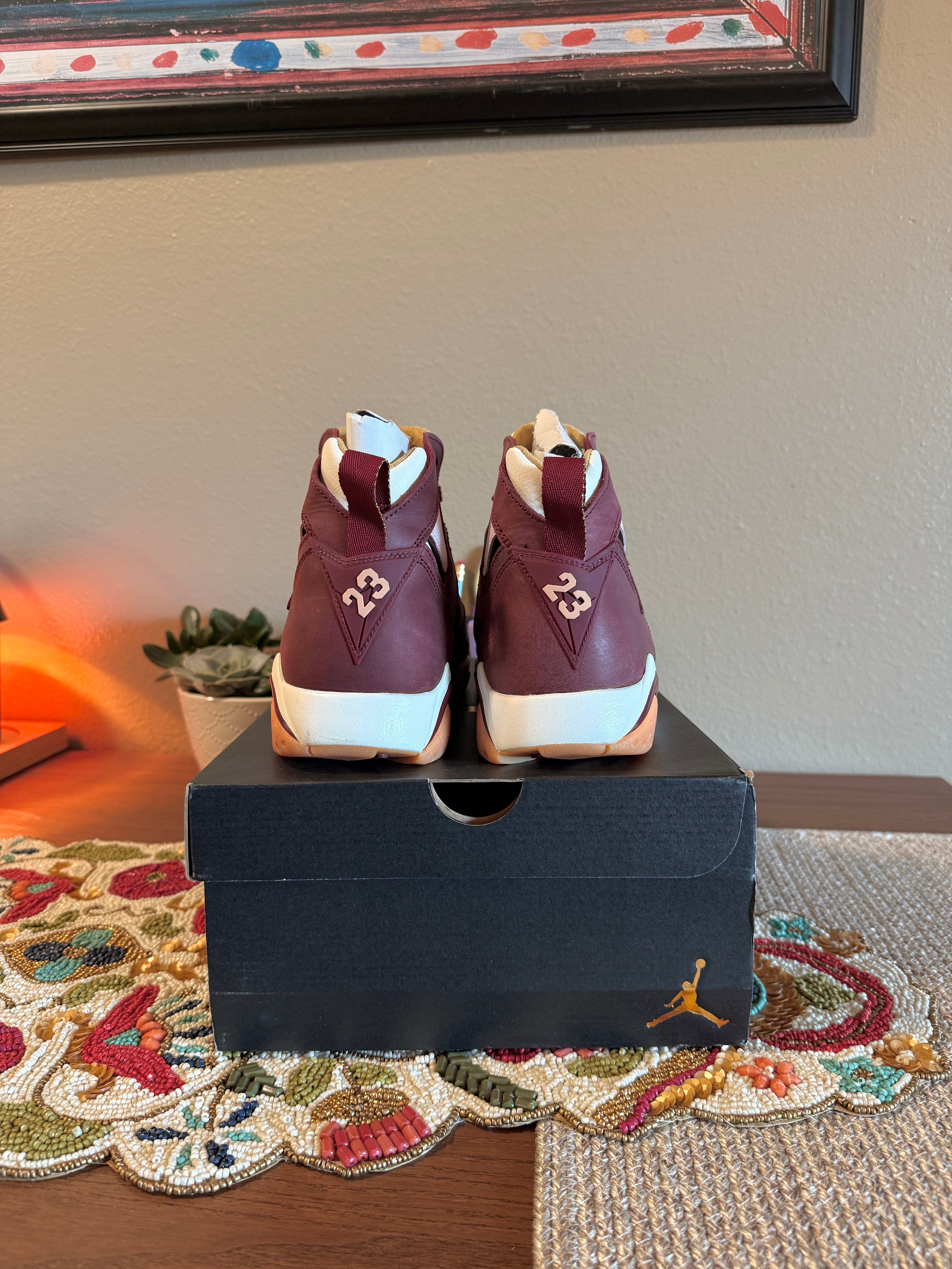 Jordan 7 Retro Championship Pack Cigar Size 10.5 REP BOX