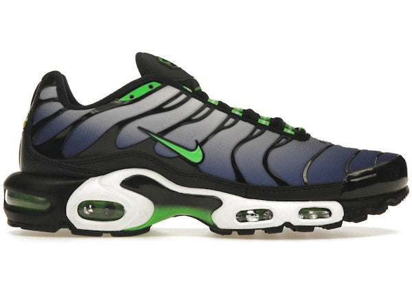 Nike Air Max Plus Icons Deep Royal Scream Green Sz 11 No lid