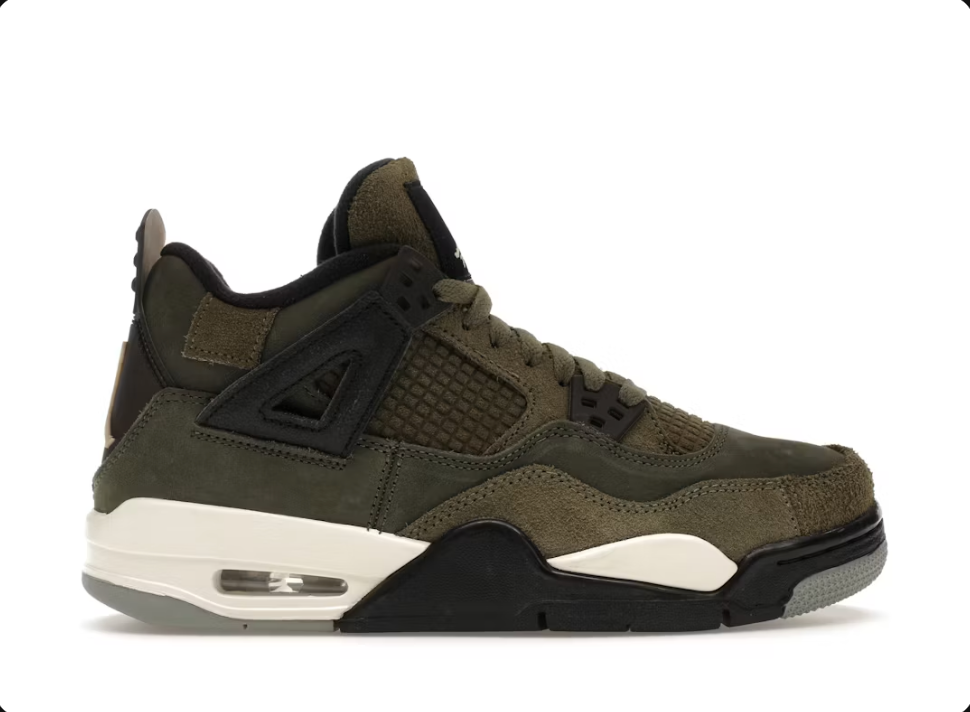 Jordan 4 Retro SE Craft Medium Olive (GS) 3.5Y (NO BOX LID)