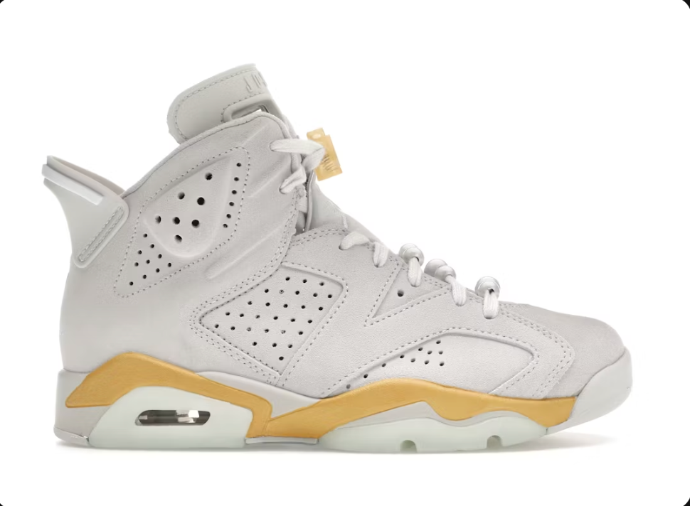 Jordan 6 Retro Craft Paris Olympics Pearl (Women's) Size 7.5W (NO BOX LID)