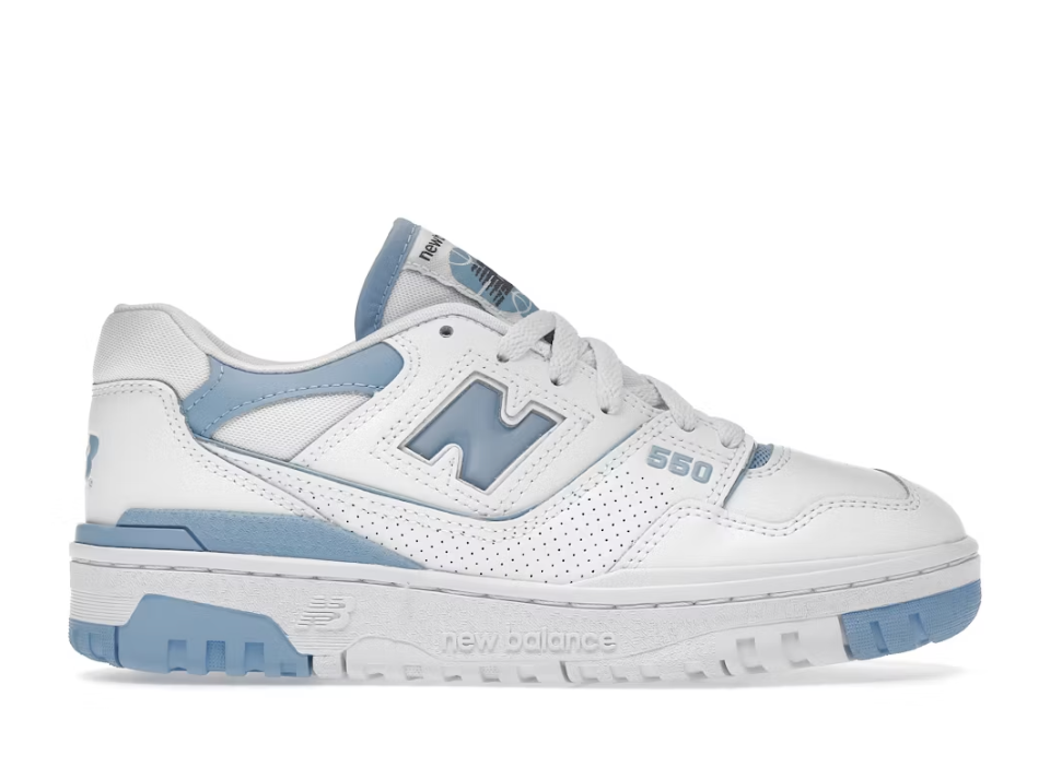 New Balance 550 UNC White Dusk Blue (Women's) Sz 7