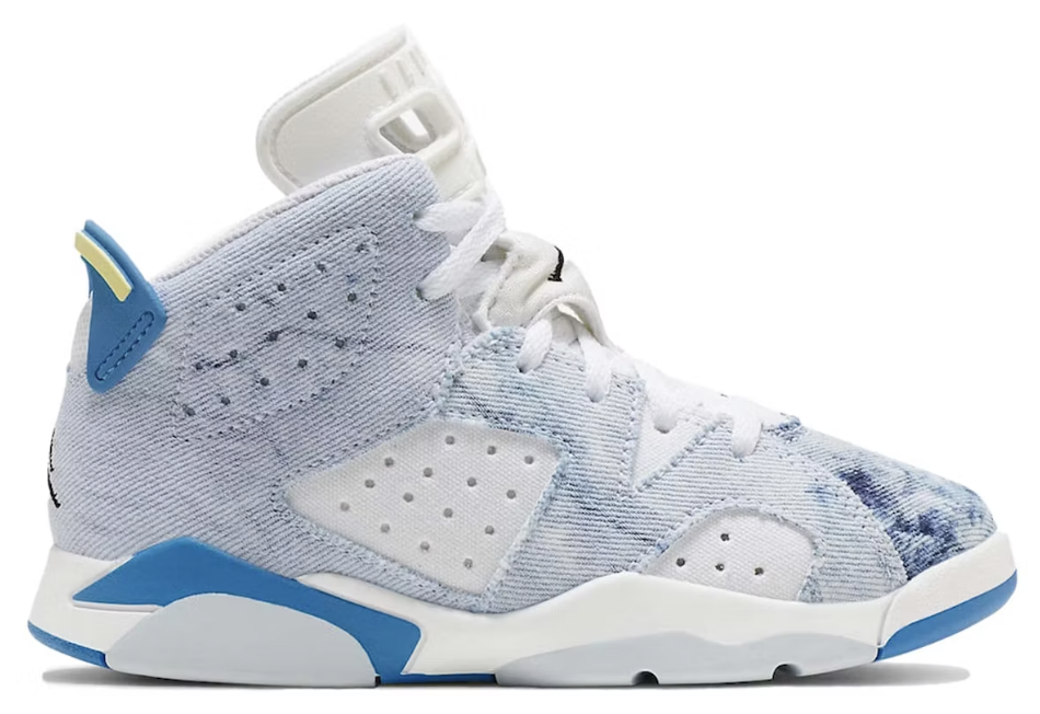 Jordan 6 Denim Sz 2.5Y MISSING LID