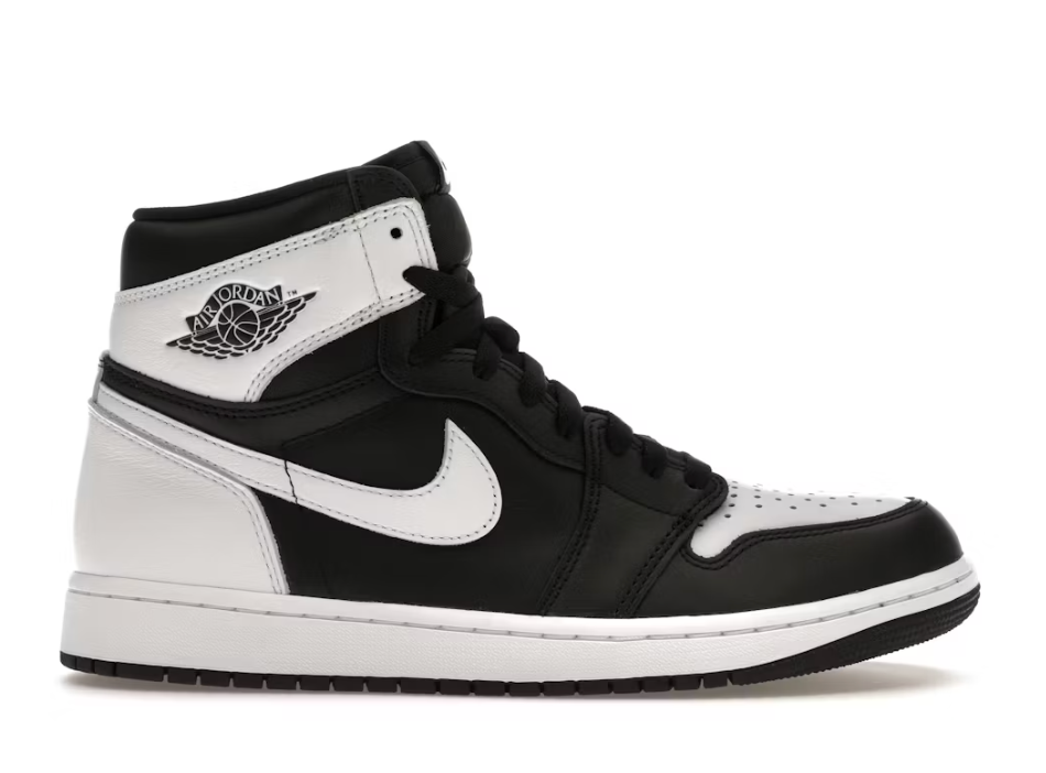 Jordan 1 Retro High OG Black / White SZ 9 (NO BOX LID)