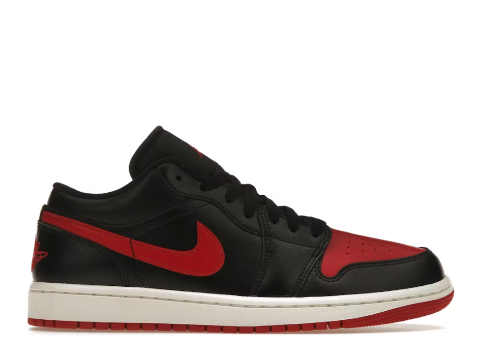 Jordan 1 Low Bred / Sail (Women's) Sz 8