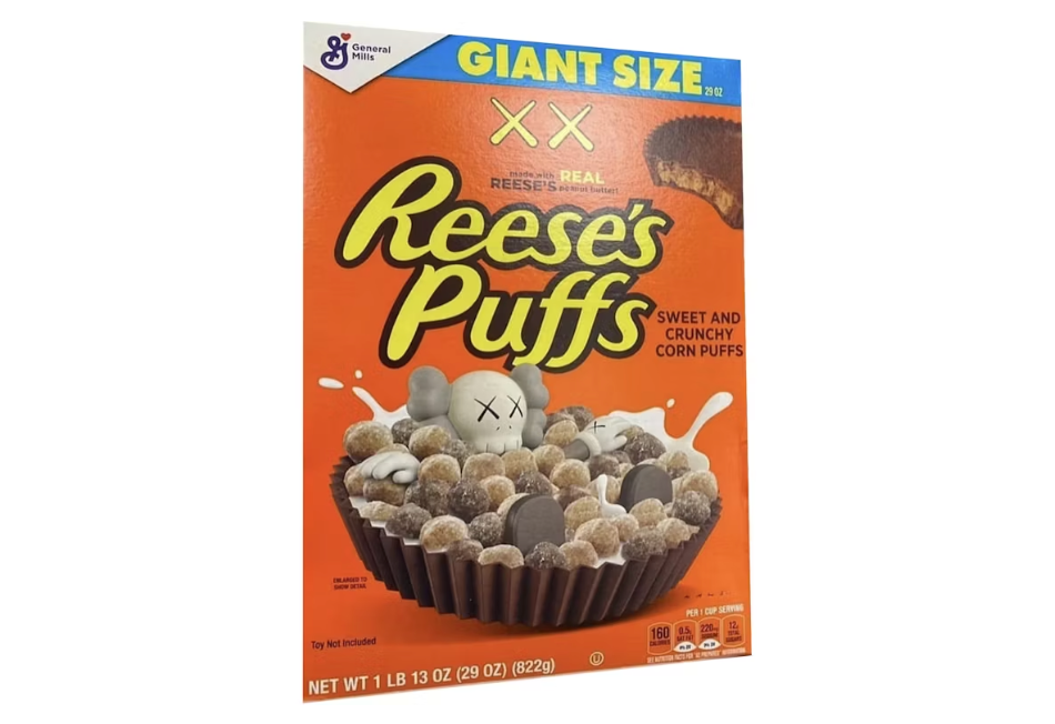 KAWS x Reese's Puffs Cereal Giant Size (Not Fit For Human Consumption)